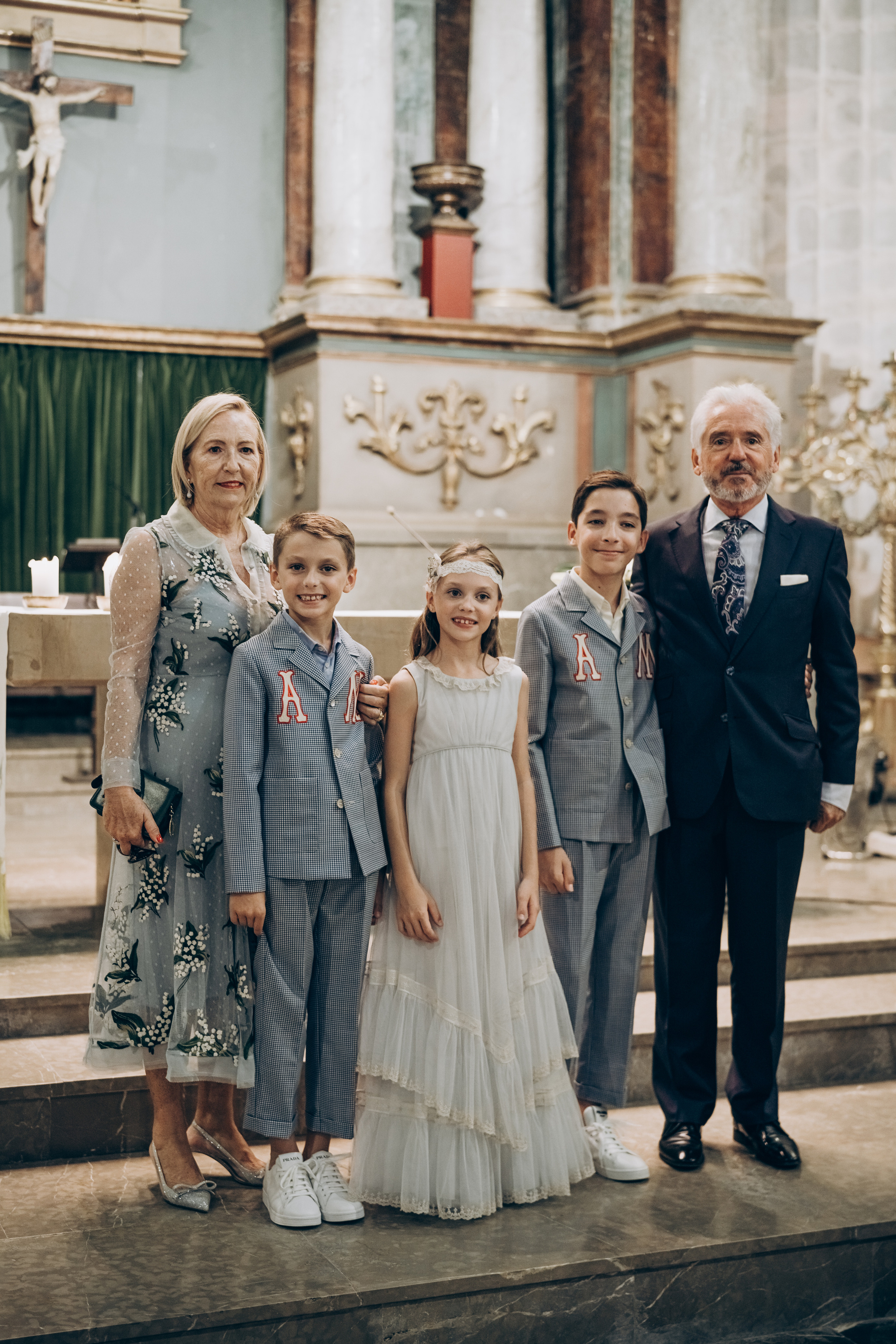 The sacrament is a family holiday. Фотограф у Пальма де Майорка