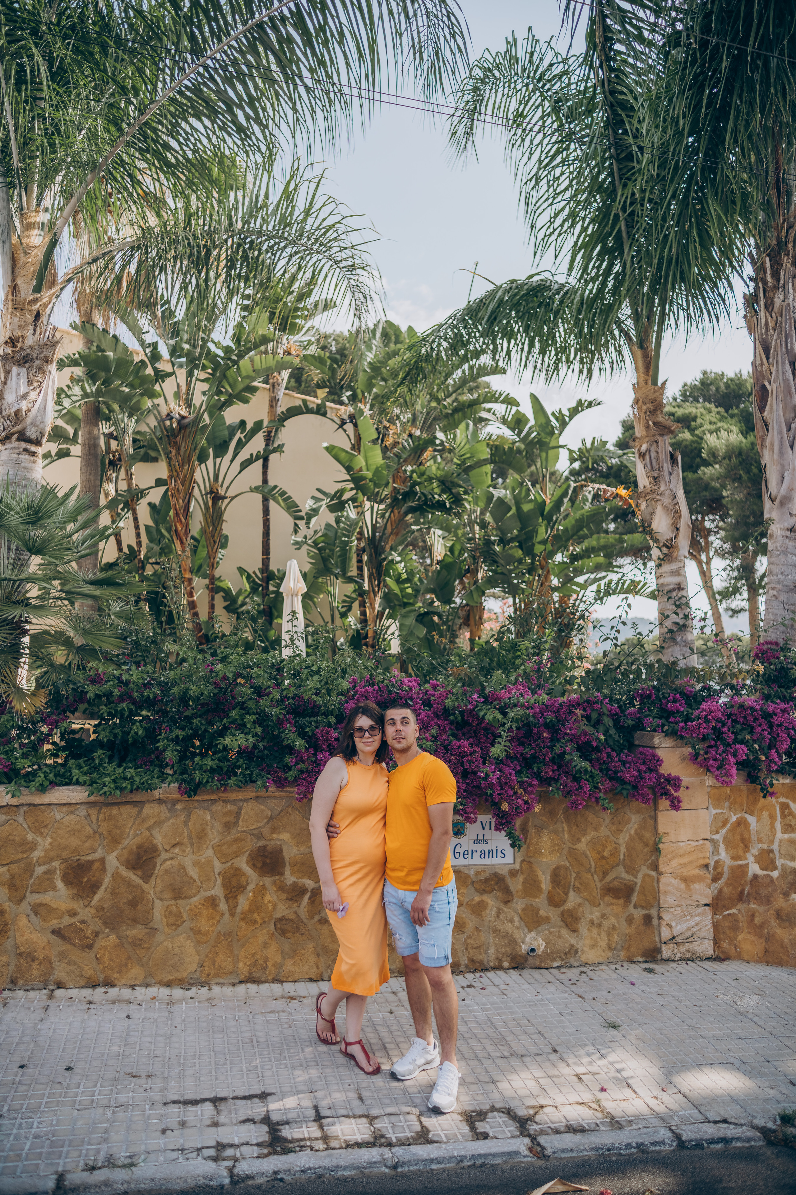 When we are three together. Фотограф у Пальма де Майорка