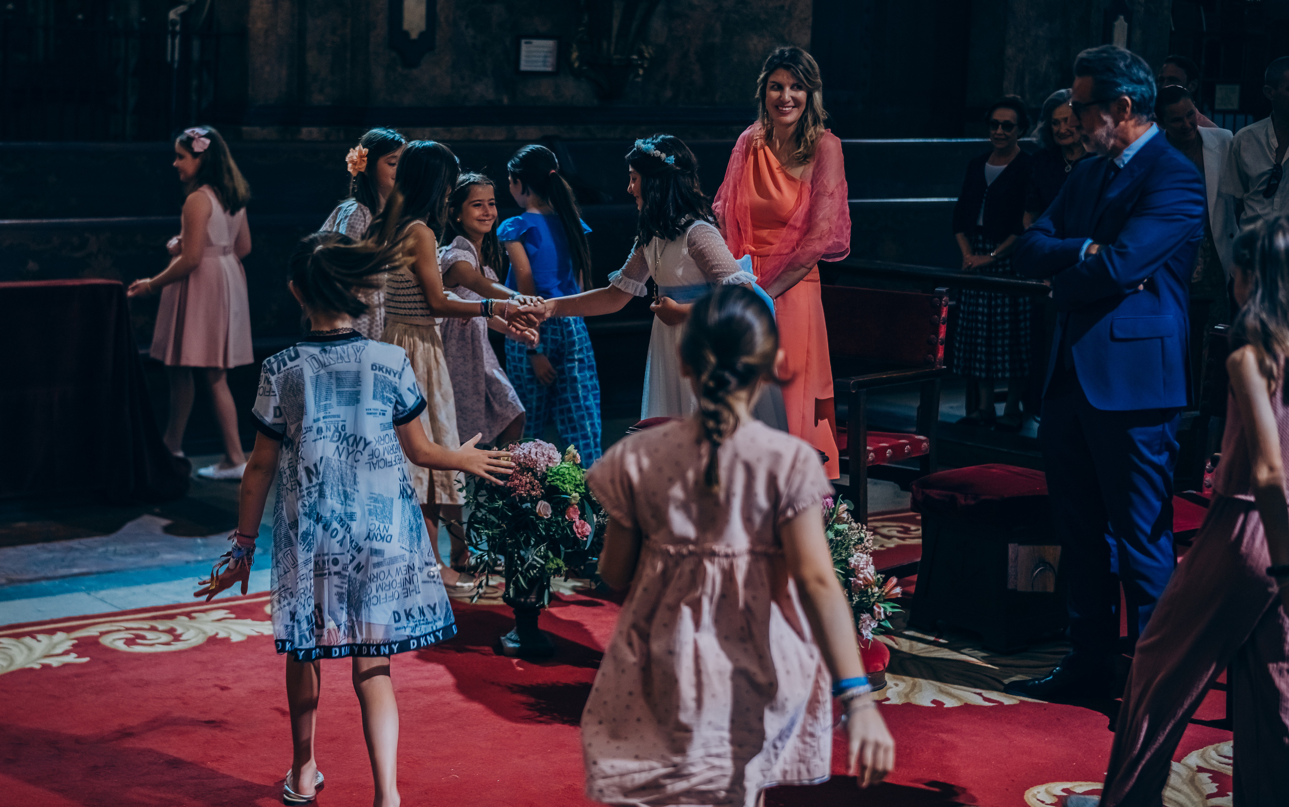 Comunión en la basílica San Francesc. Photographer in Mallorca