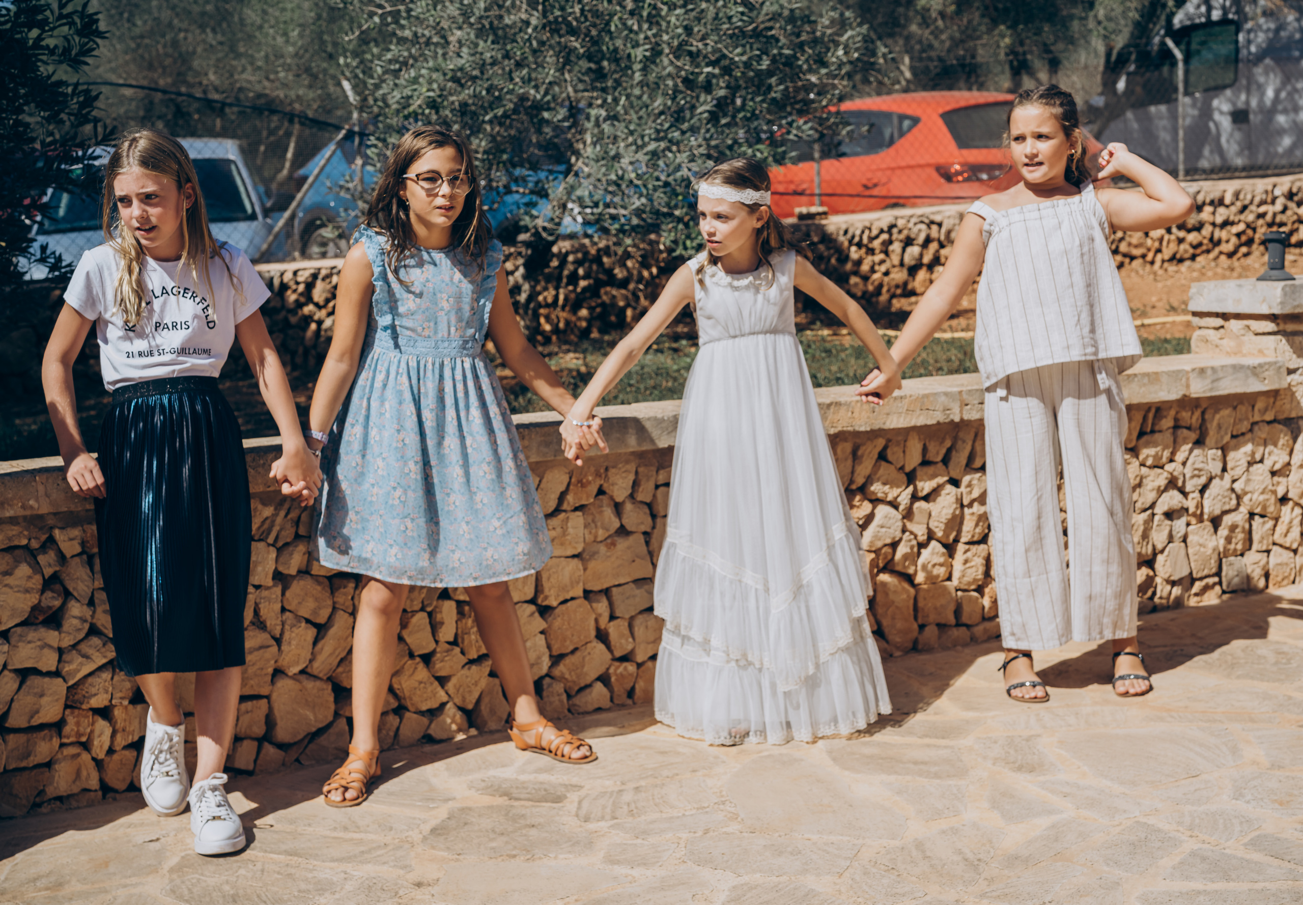 The sacrament is a family holiday. Фотограф у Пальма де Майорка