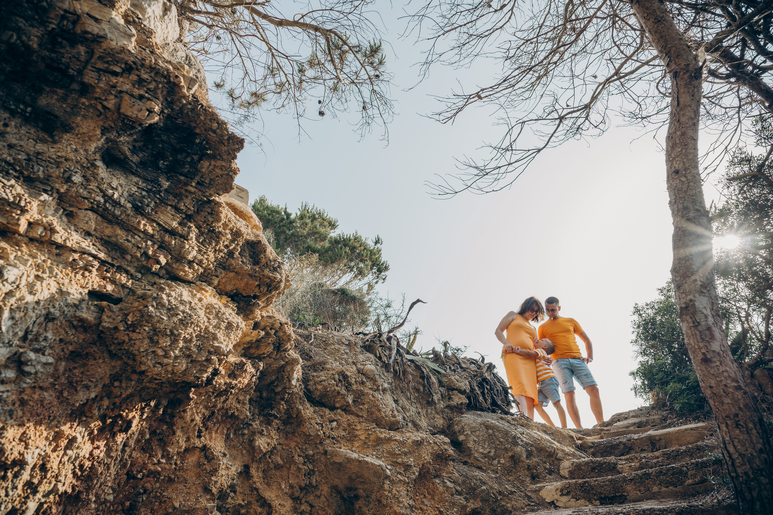 When we are three together. Фотограф у Пальма де Майорка