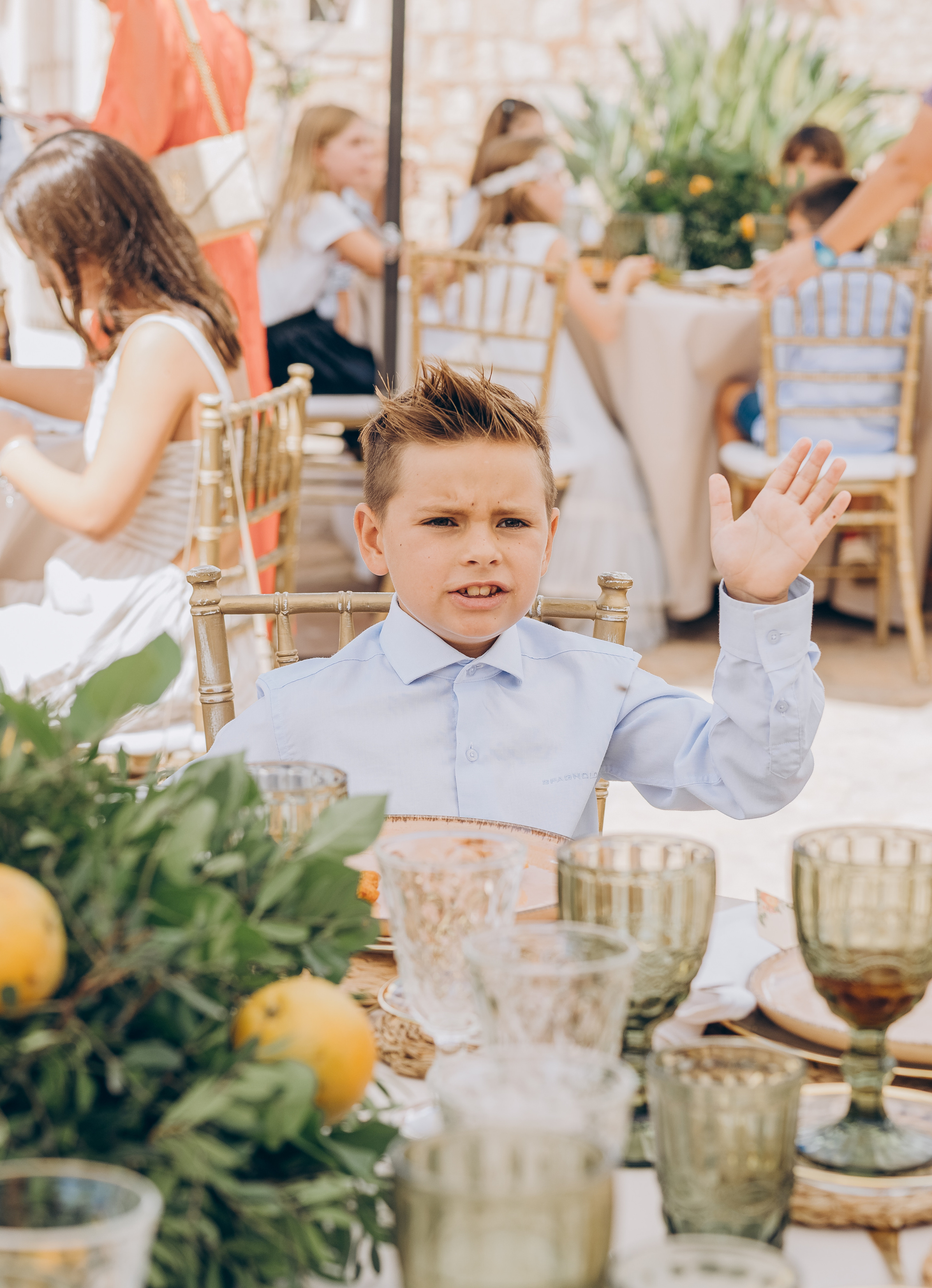 The sacrament is a family holiday. Фотограф у Пальма де Майорка