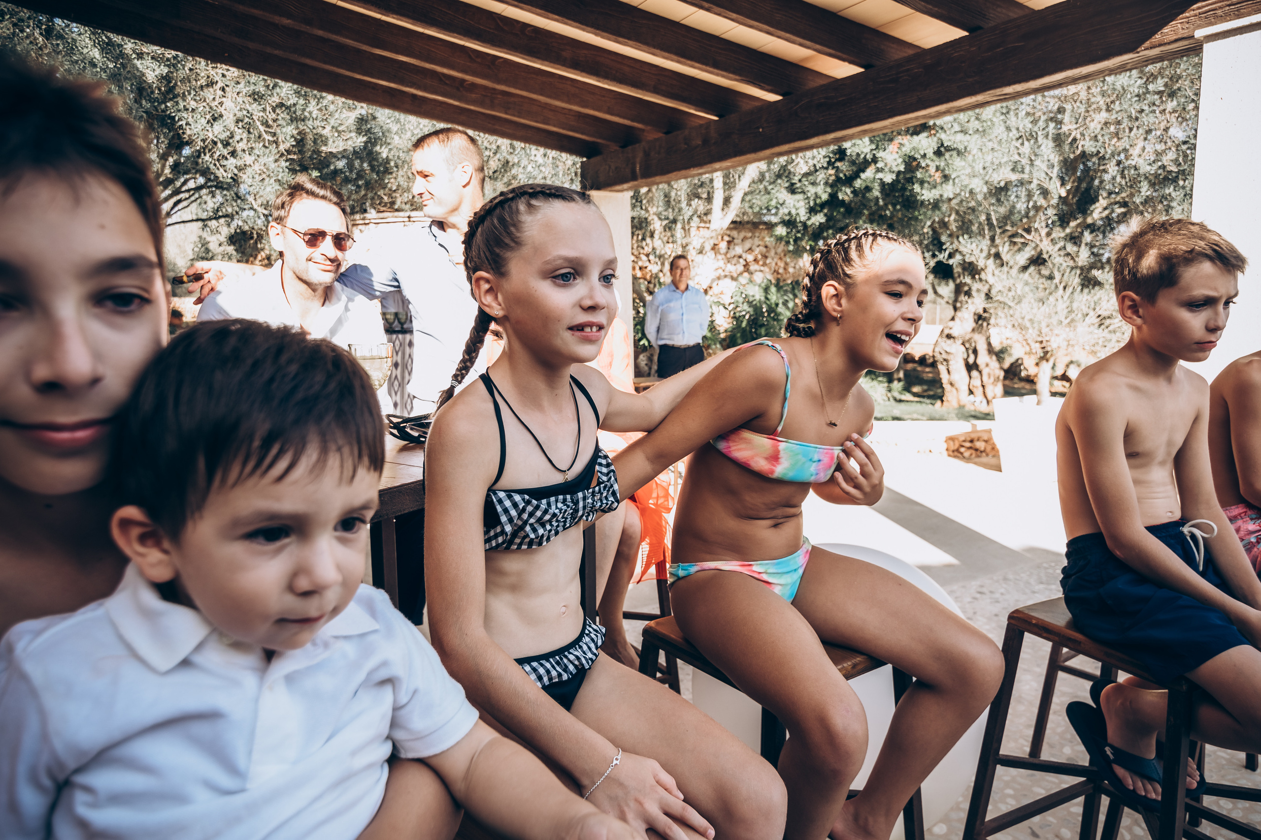 The sacrament is a family holiday. Фотограф у Пальма де Майорка