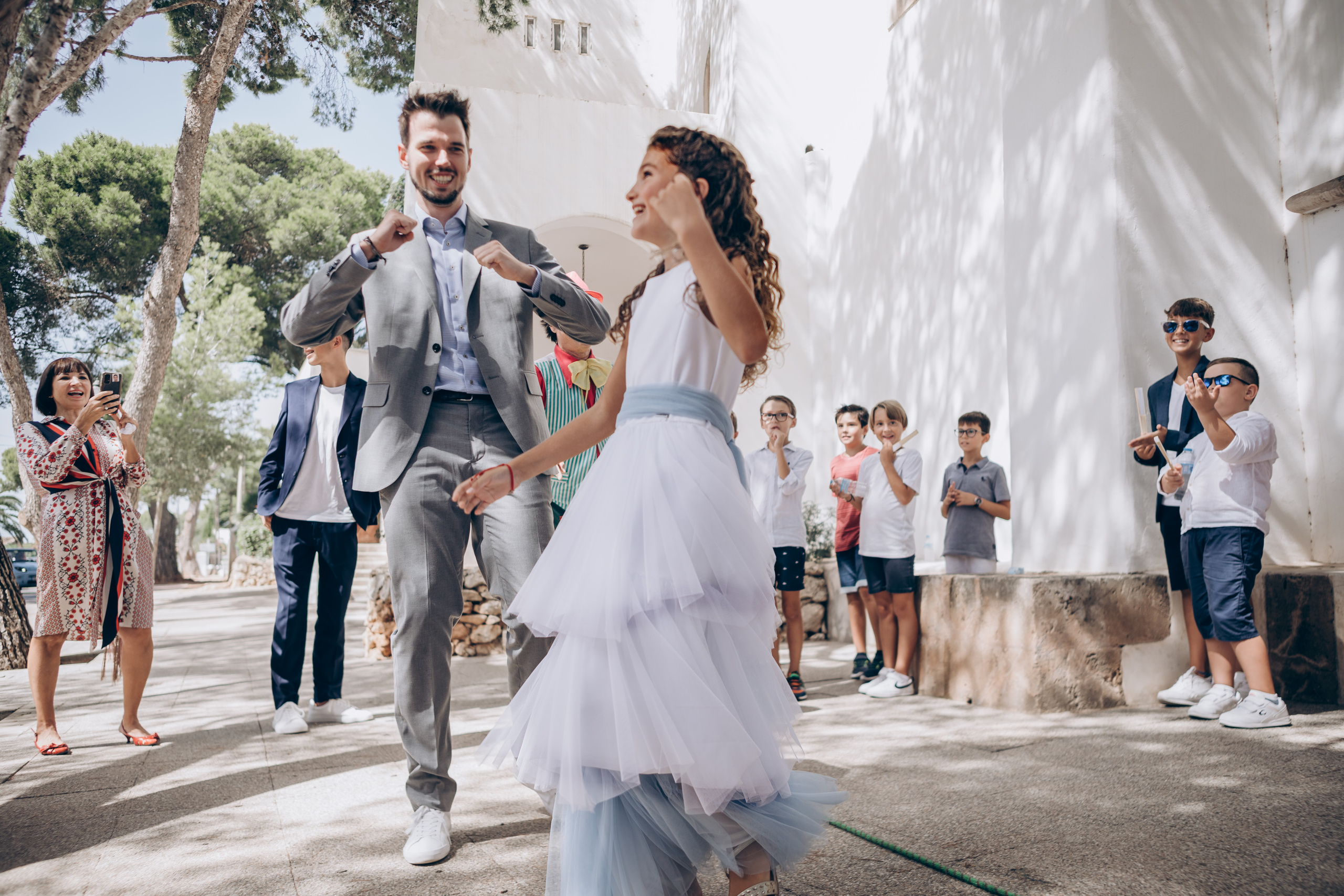 Communion photo shoot. Photographer in Mallorca