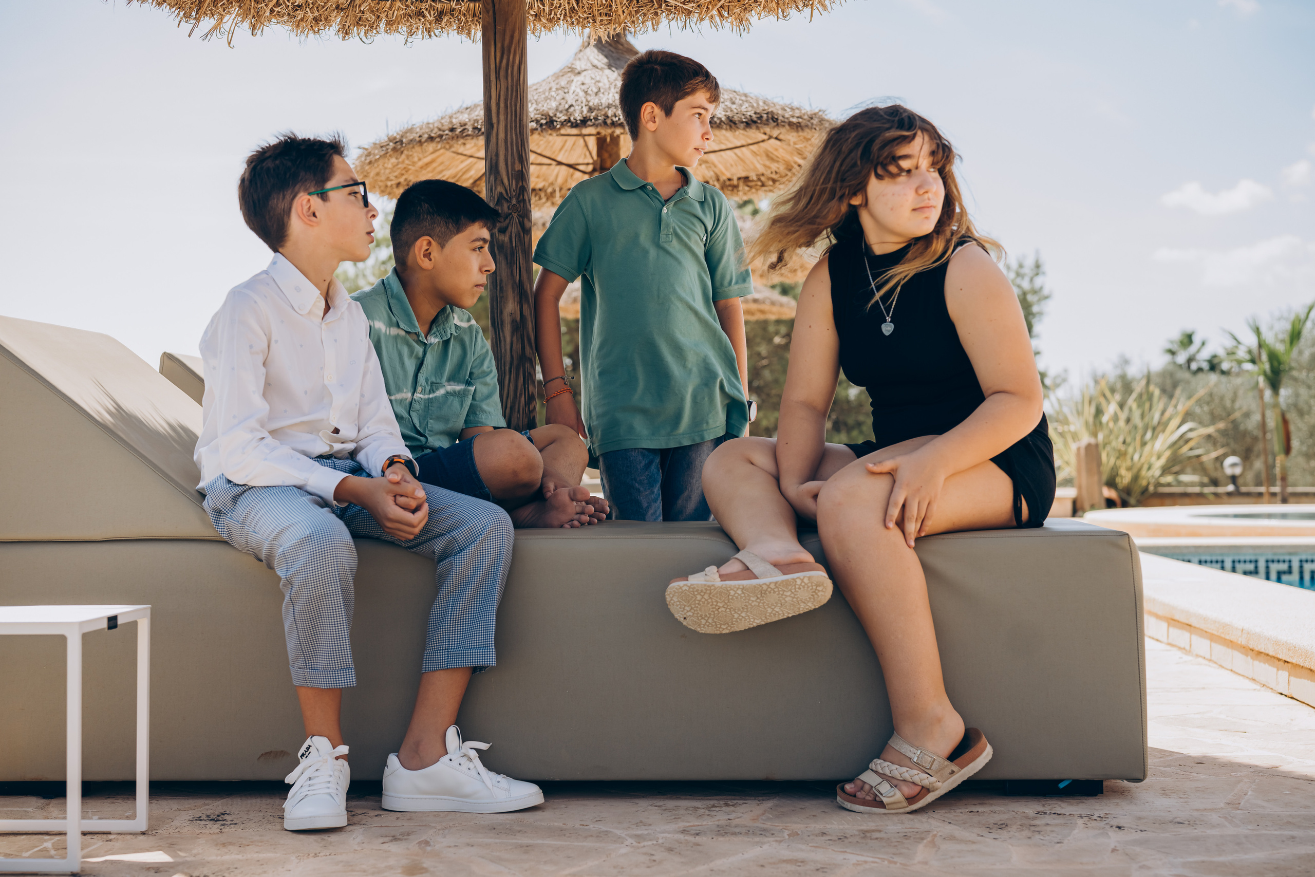 The sacrament is a family holiday. Фотограф у Пальма де Майорка