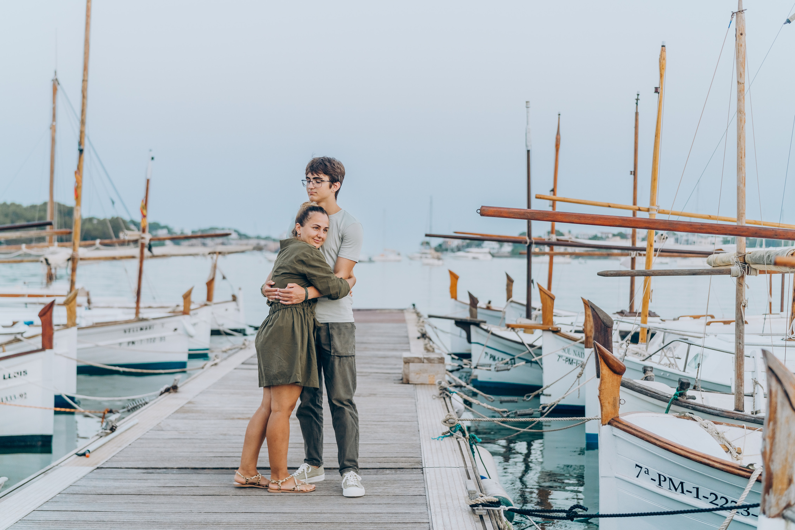Mom and son. Фотограф у Пальма де Майорка