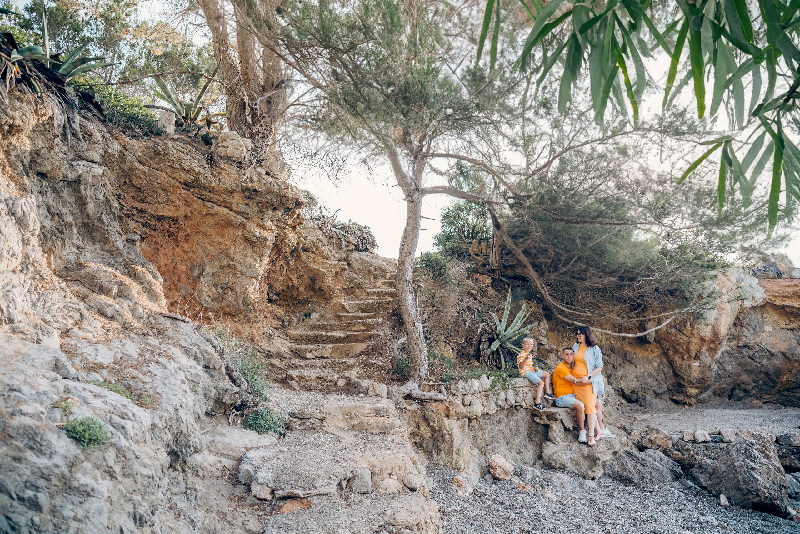 When we are three together. Фотограф у Пальма де Майорка