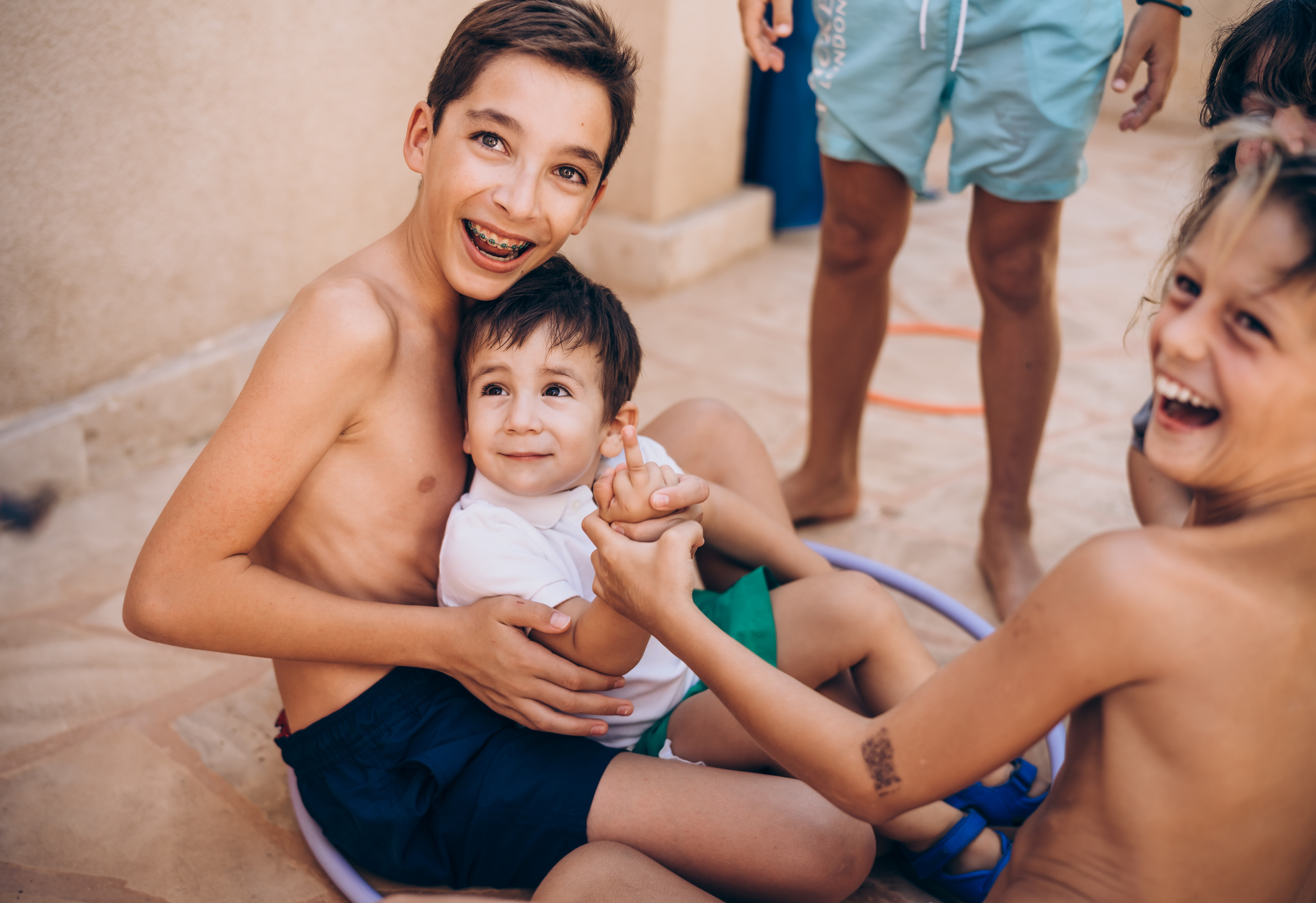 The sacrament is a family holiday. Фотограф у Пальма де Майорка