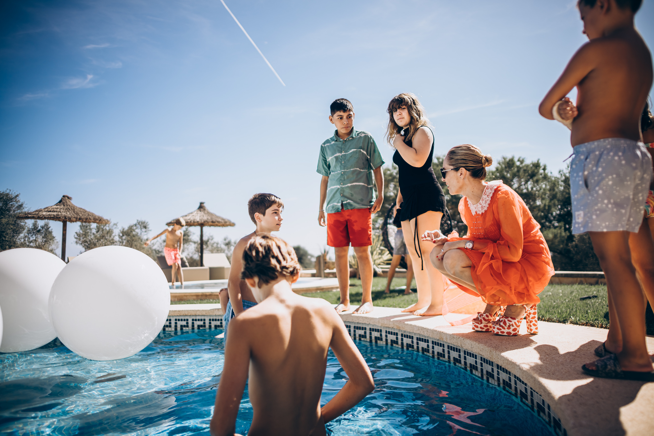 The sacrament is a family holiday. Фотограф у Пальма де Майорка