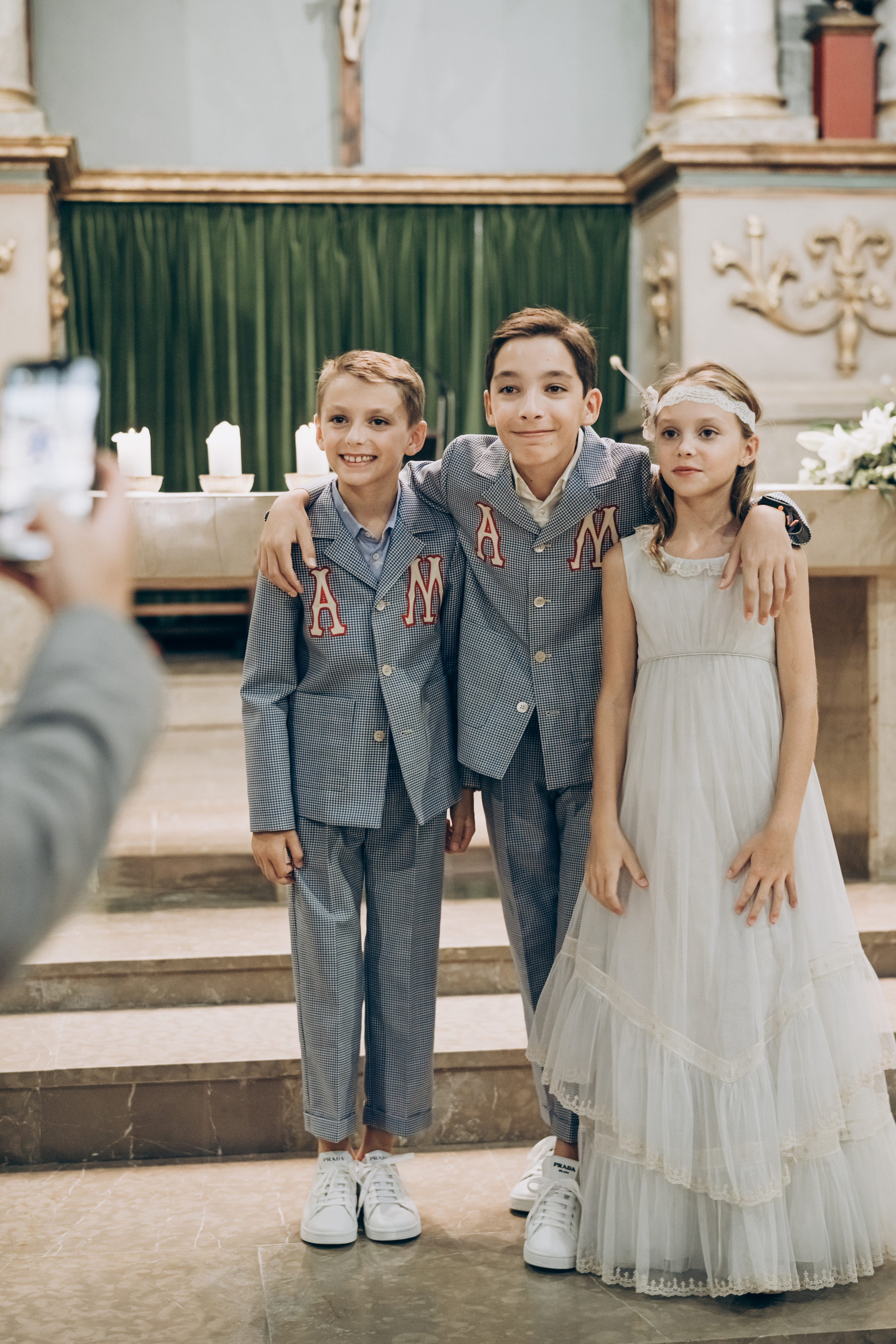 The sacrament is a family holiday. Фотограф у Пальма де Майорка