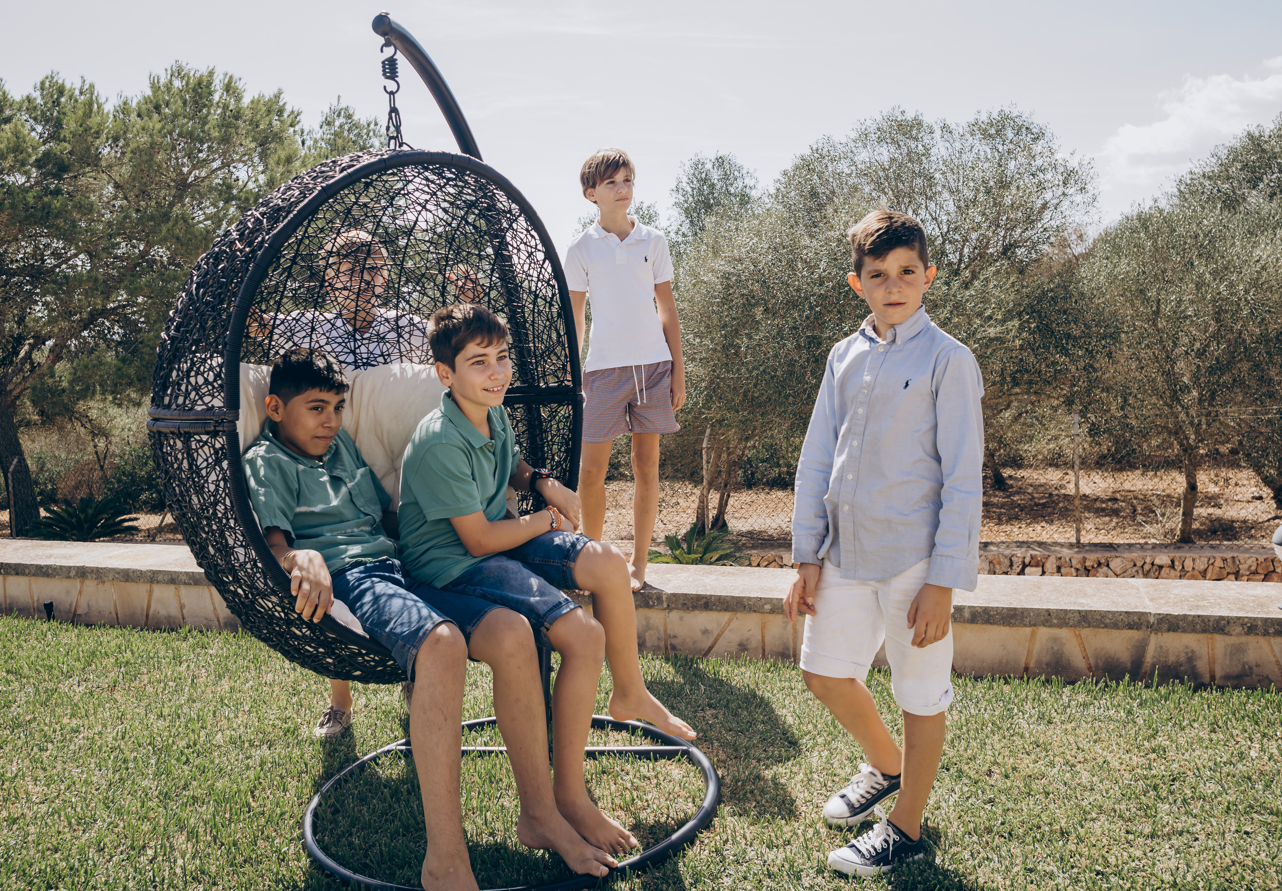 The sacrament is a family holiday. Фотограф у Пальма де Майорка