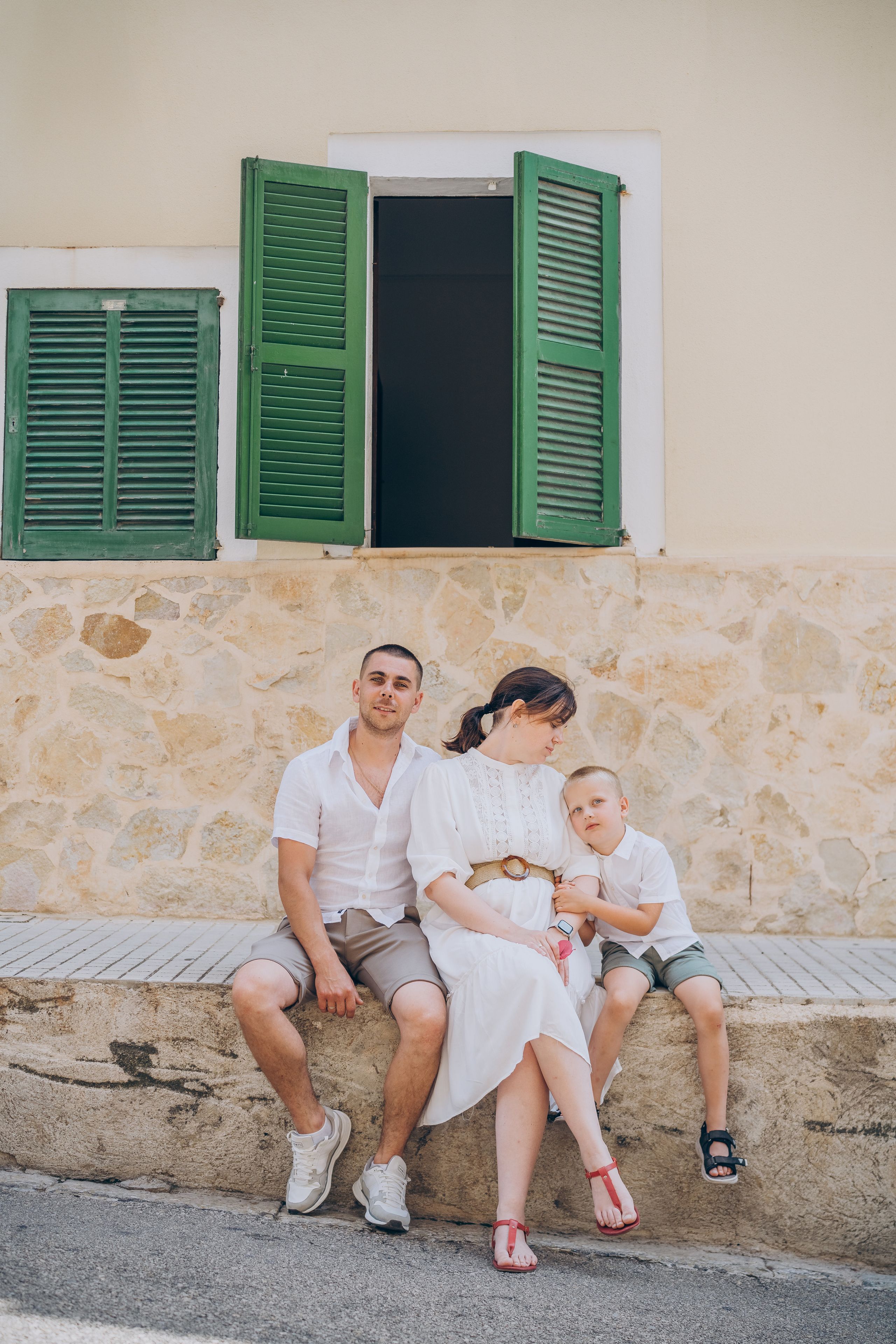 When we are three together. Фотограф у Пальма де Майорка