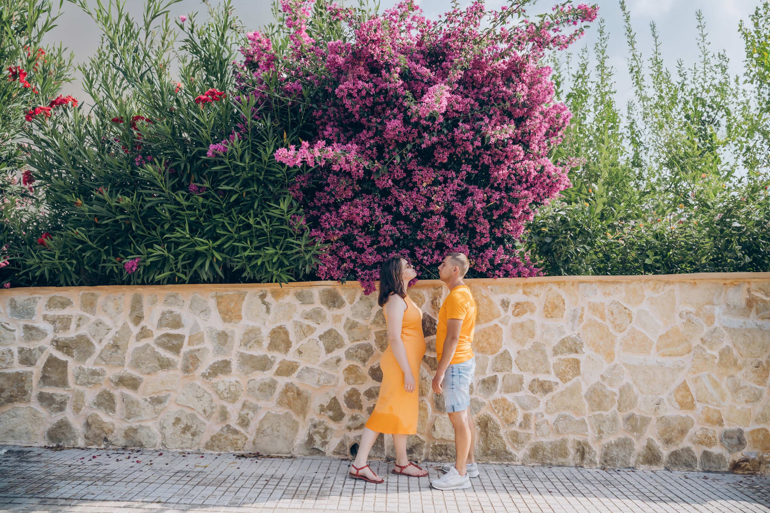 When we are three together. Фотограф у Пальма де Майорка