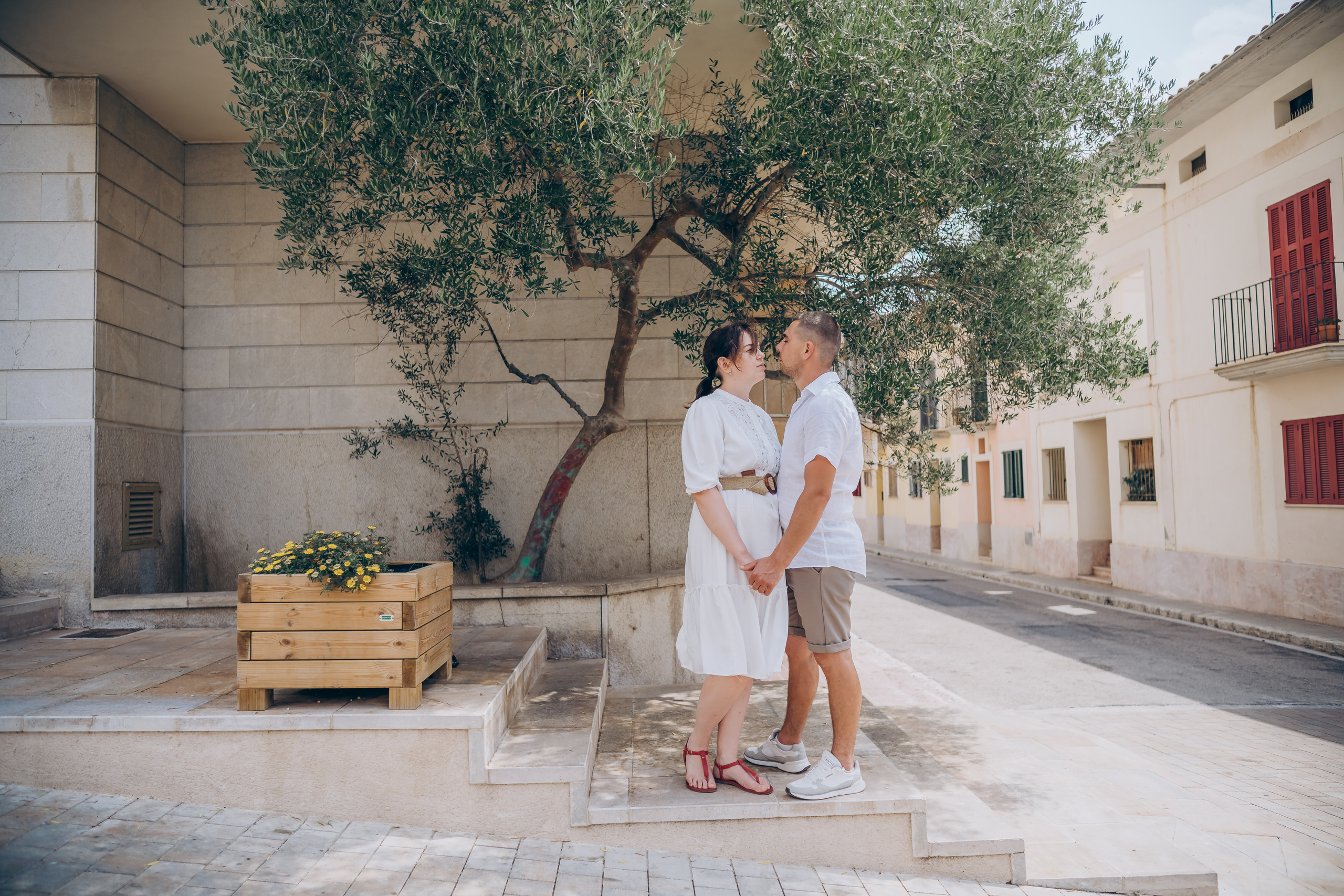 When we are three together. Фотограф у Пальма де Майорка