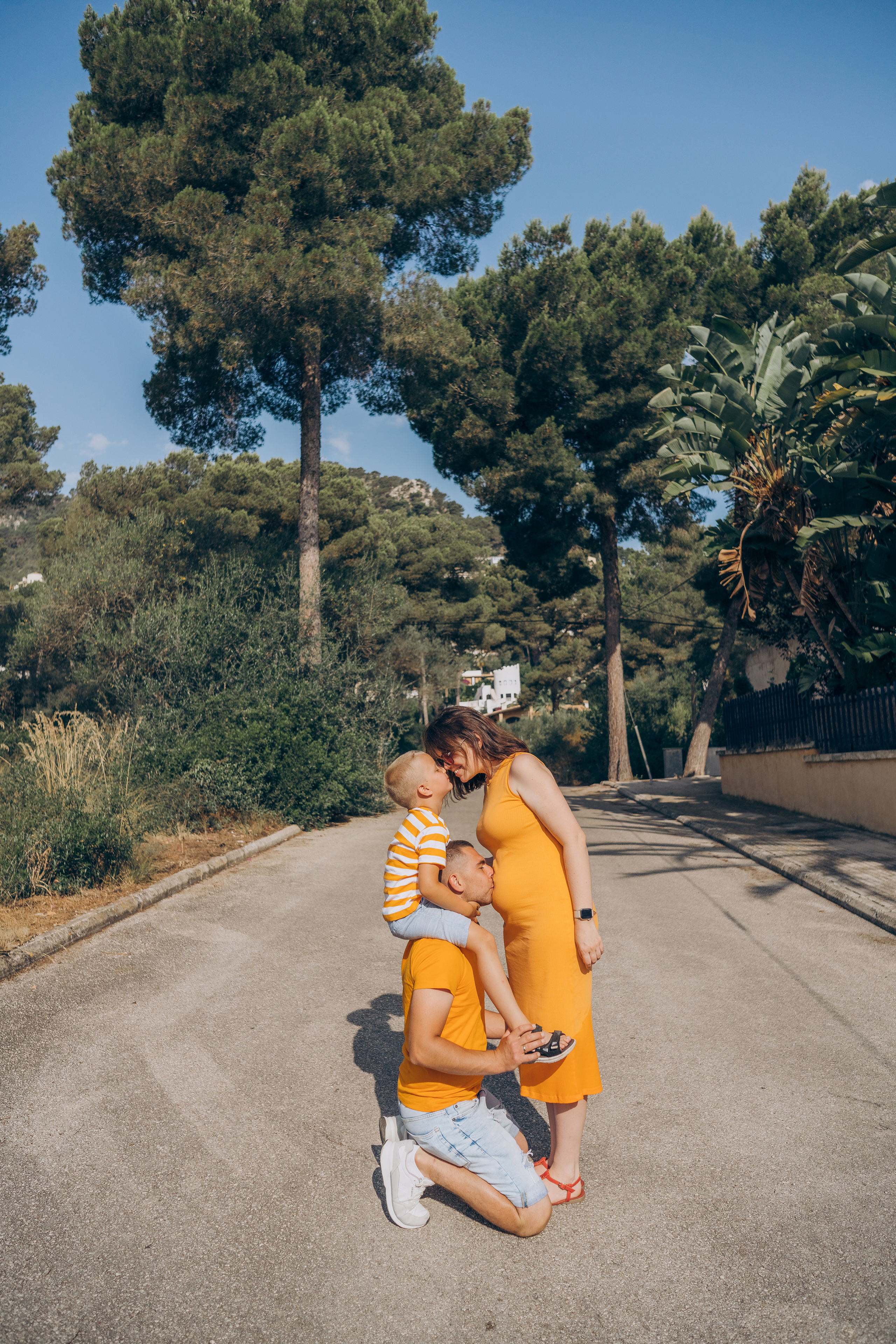 When we are three together. Фотограф у Пальма де Майорка