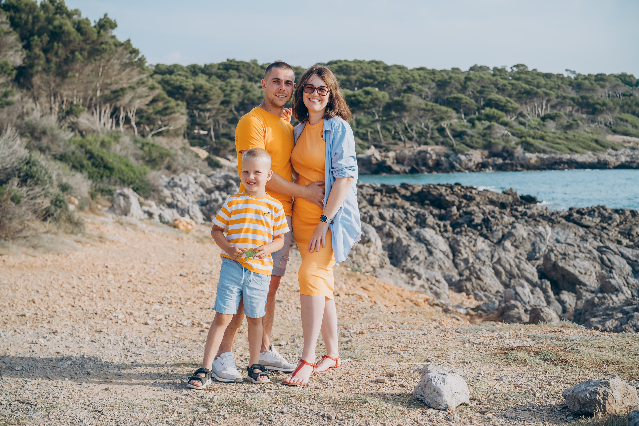 When we are three together. Фотограф у Пальма де Майорка