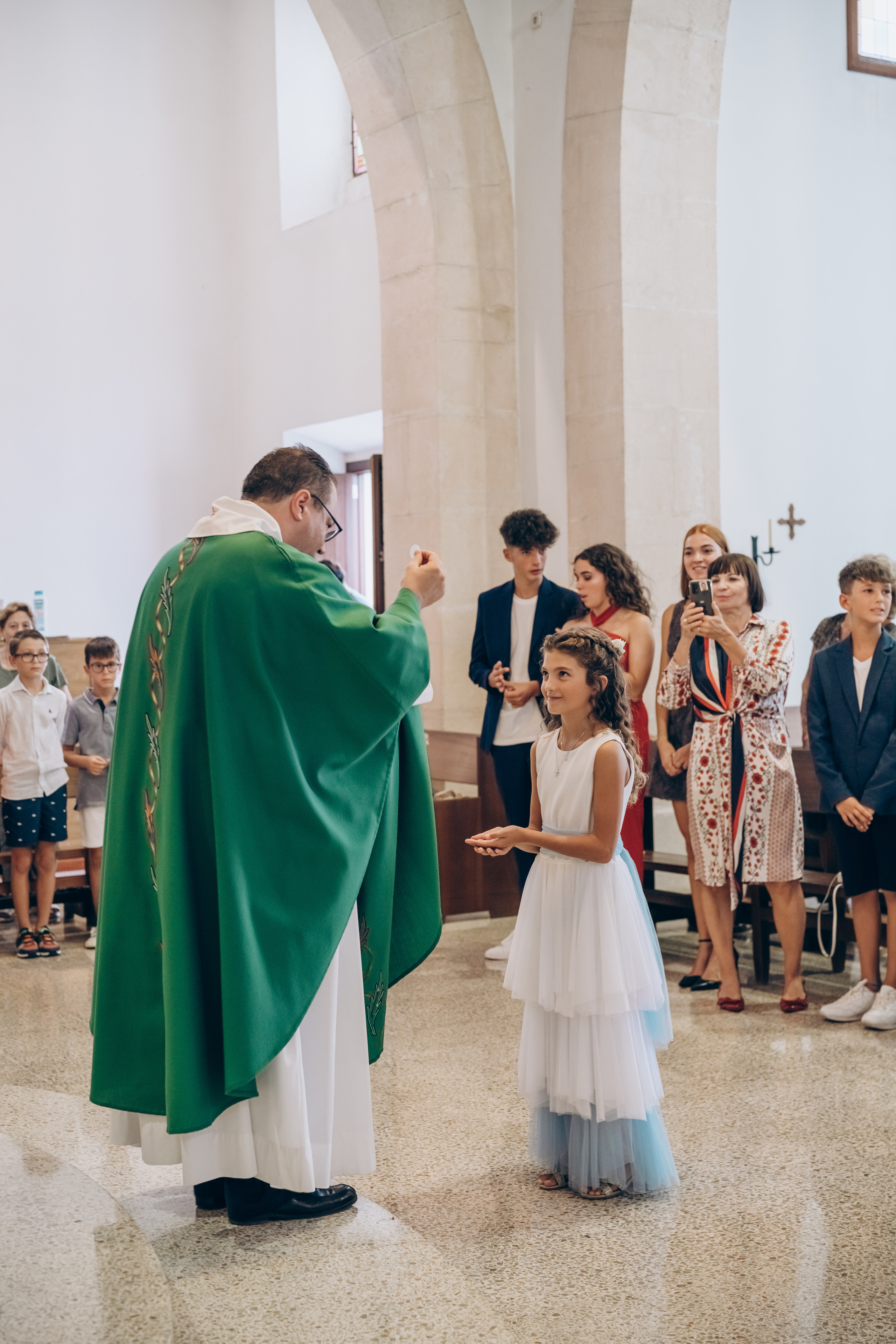Communion photo shoot. Photographer in Mallorca