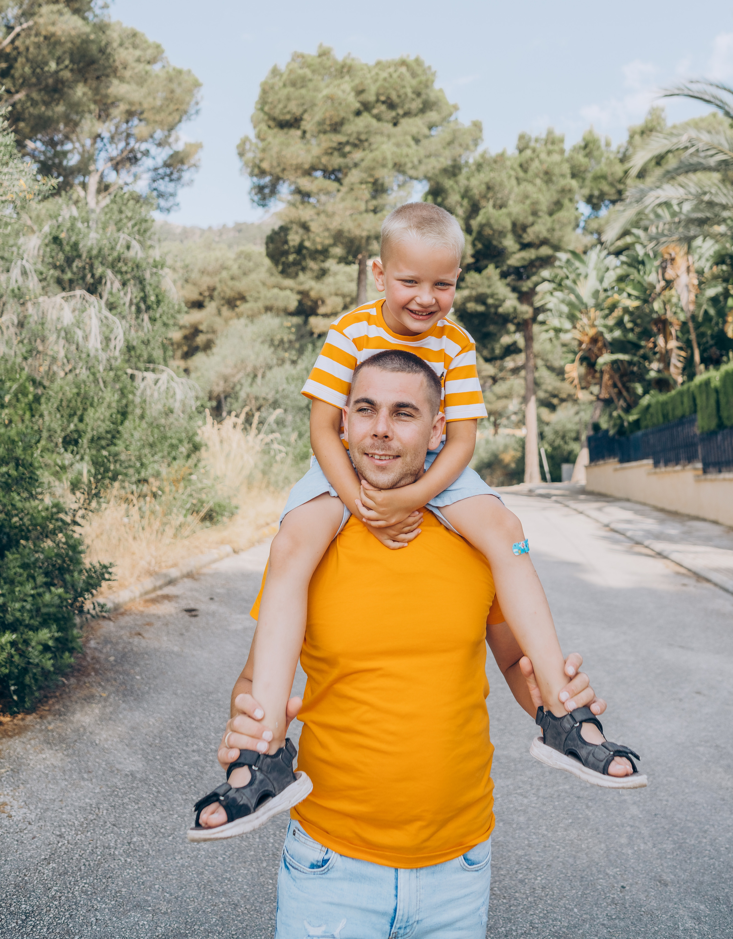 When we are three together. Фотограф у Пальма де Майорка