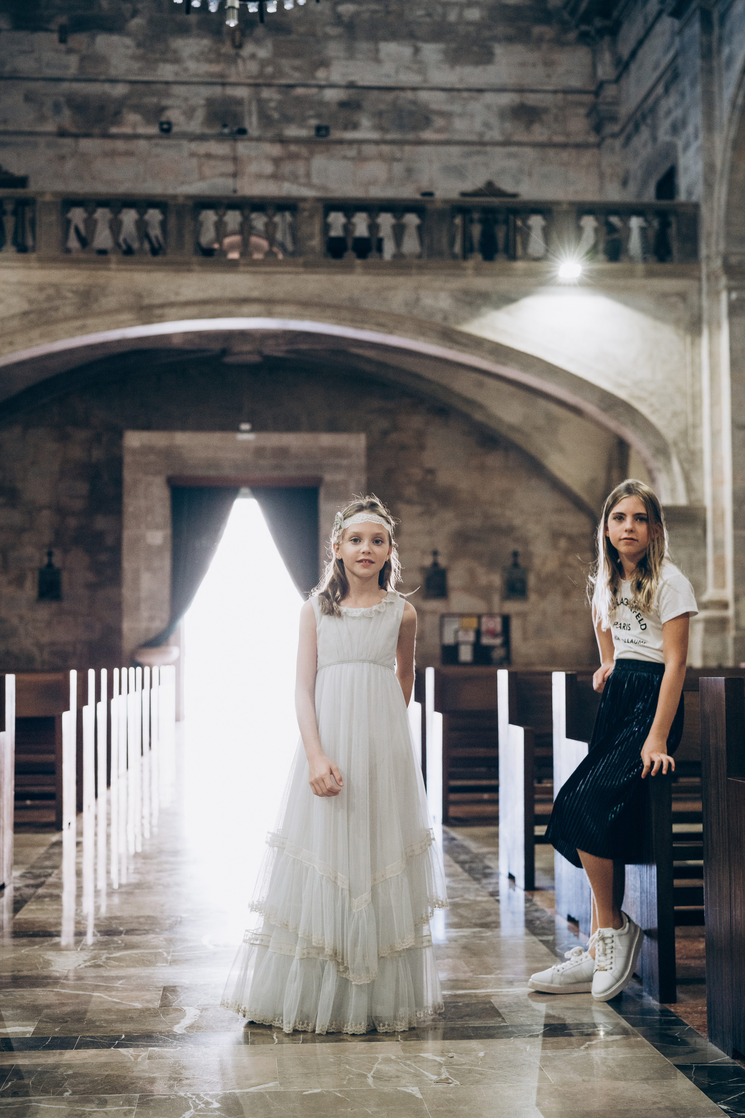 The sacrament is a family holiday. Фотограф у Пальма де Майорка