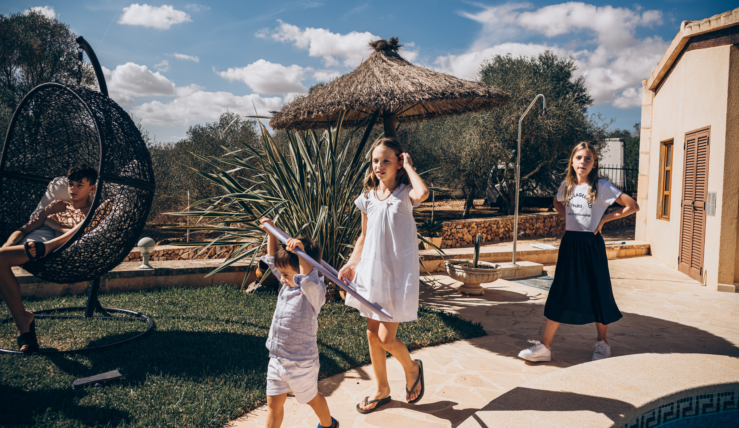 The sacrament is a family holiday. Фотограф у Пальма де Майорка