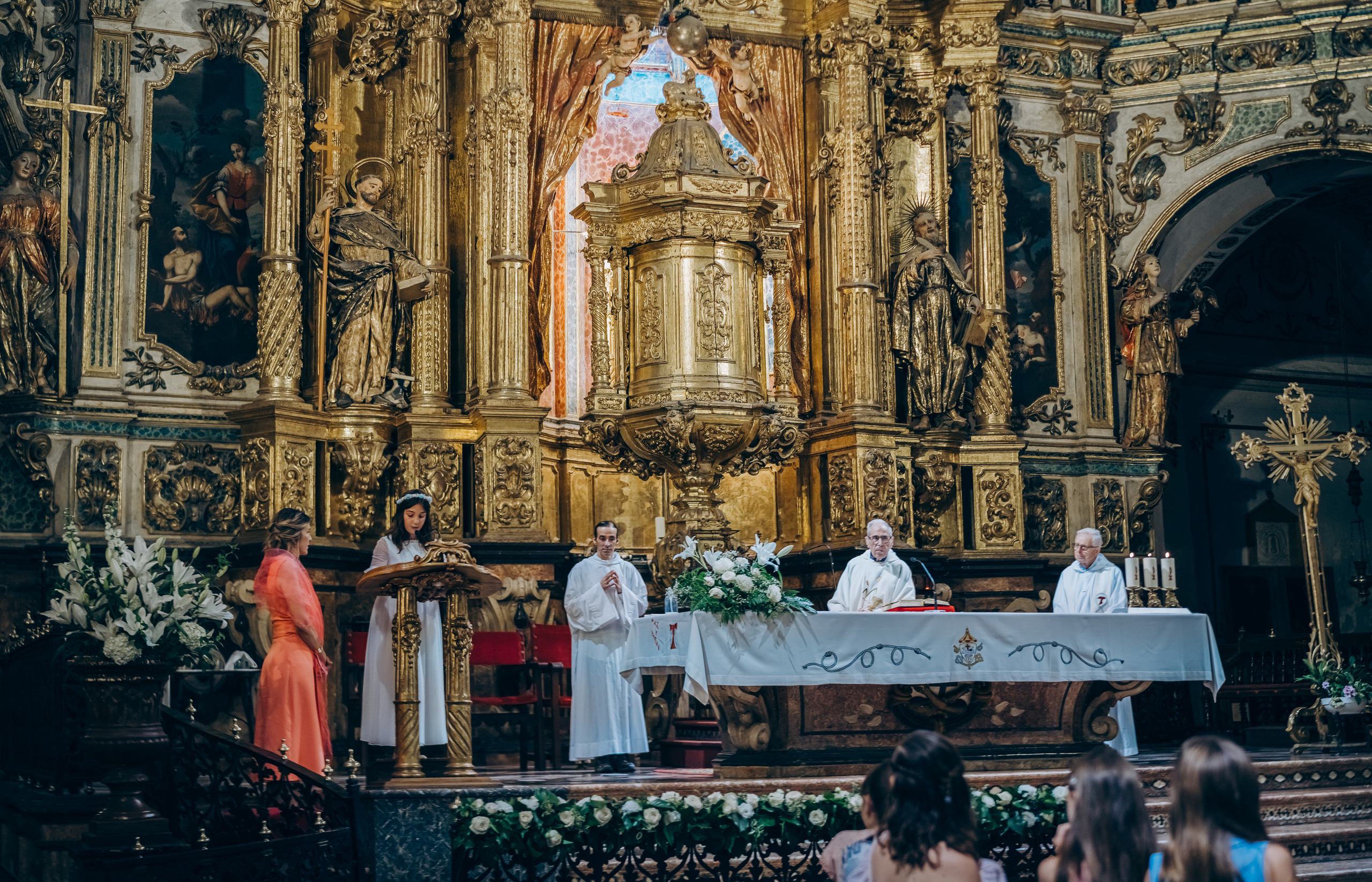 Comunión en la basílica San Francesc. Photographer in Mallorca
