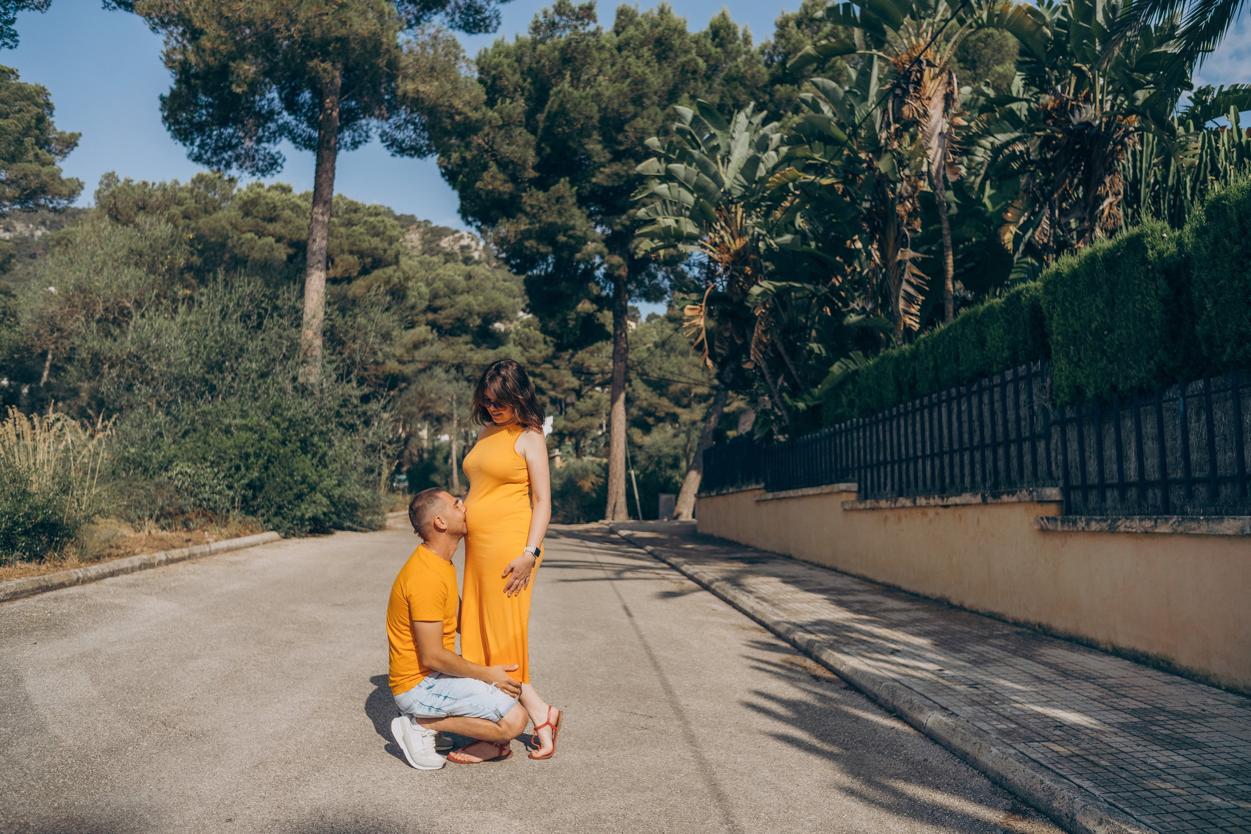 When we are three together. Фотограф у Пальма де Майорка