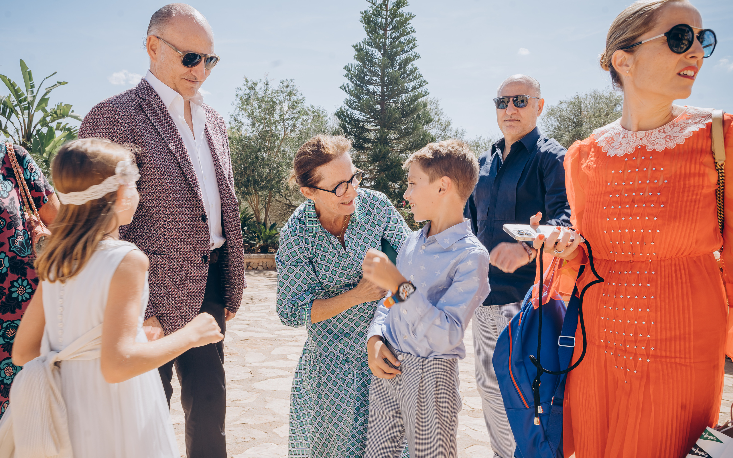 The sacrament is a family holiday. Фотограф у Пальма де Майорка