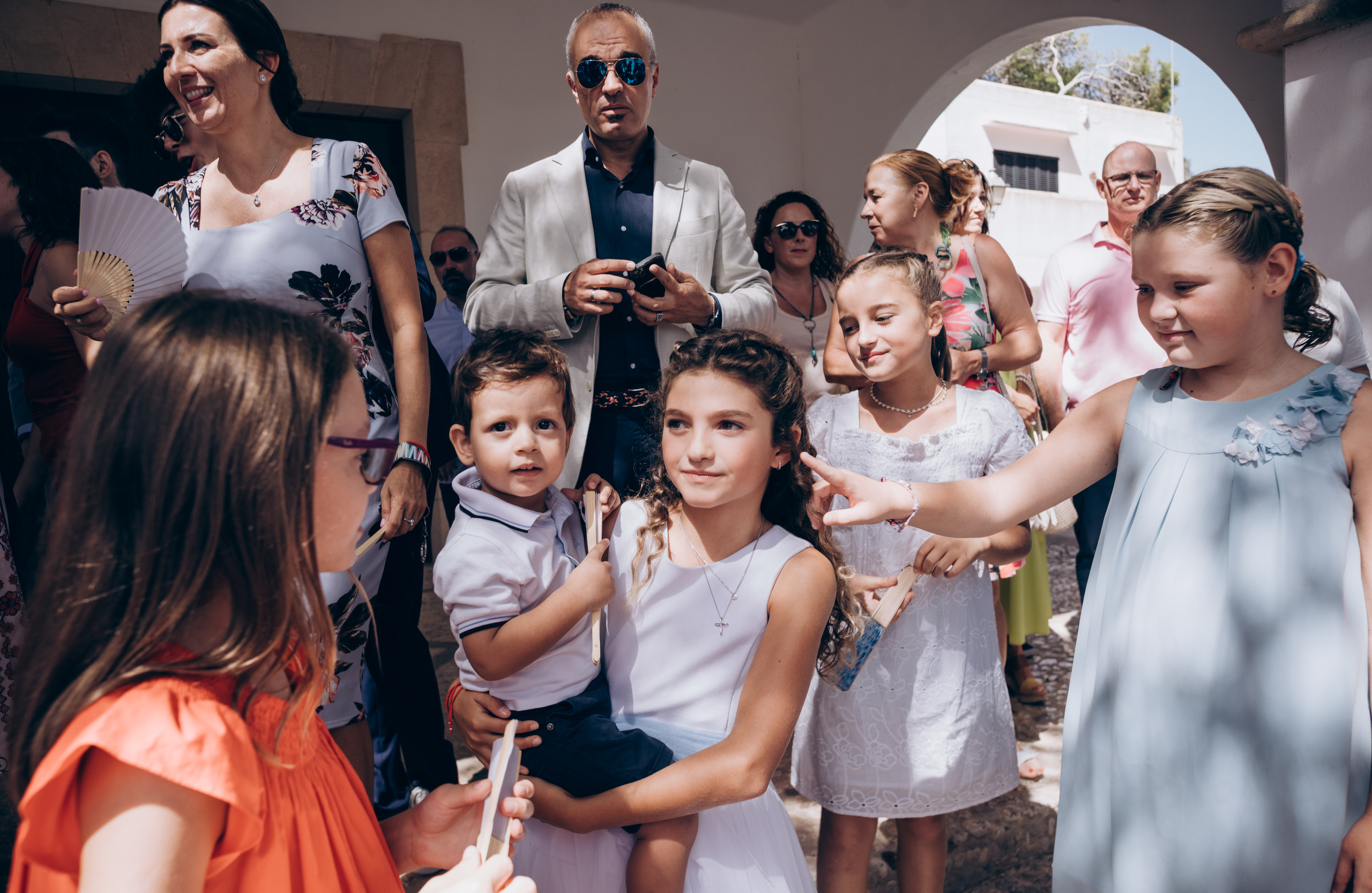 Communion photo shoot. Photographer in Mallorca