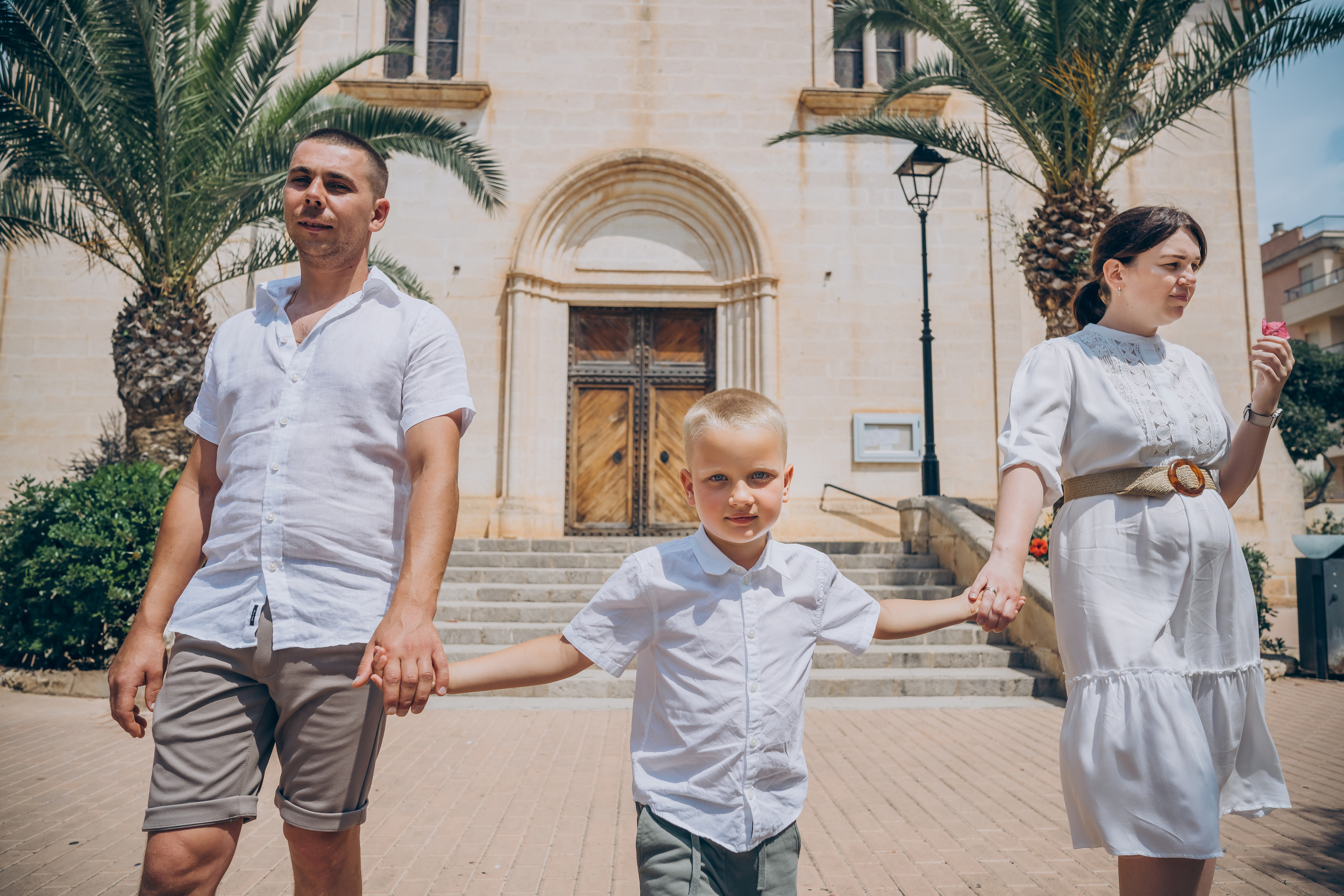 When we are three together. Фотограф у Пальма де Майорка