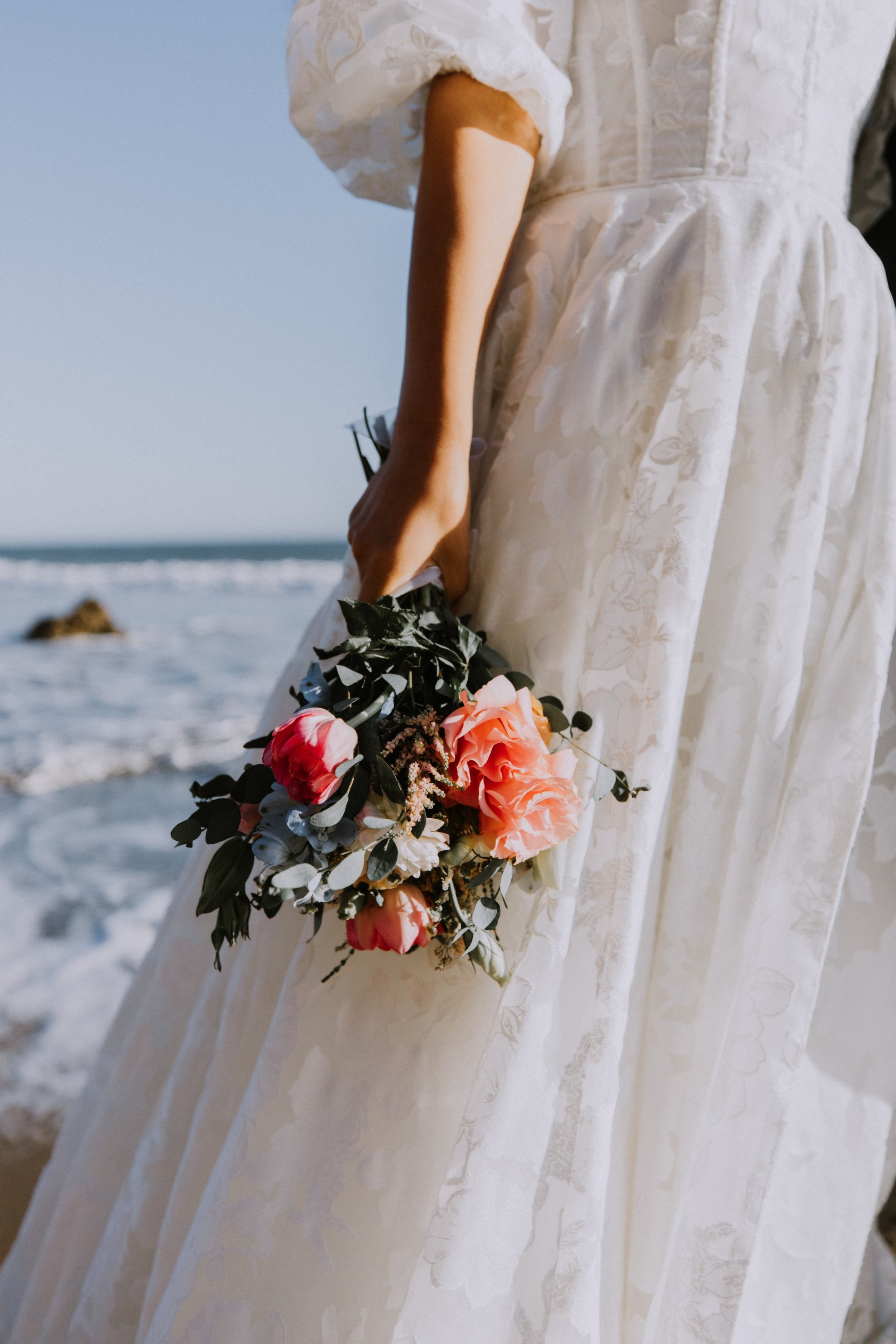 Wedding Ceremony at El Matador Beach, Malibu | Taya Frank. Southern California Family and Couple Photographer
