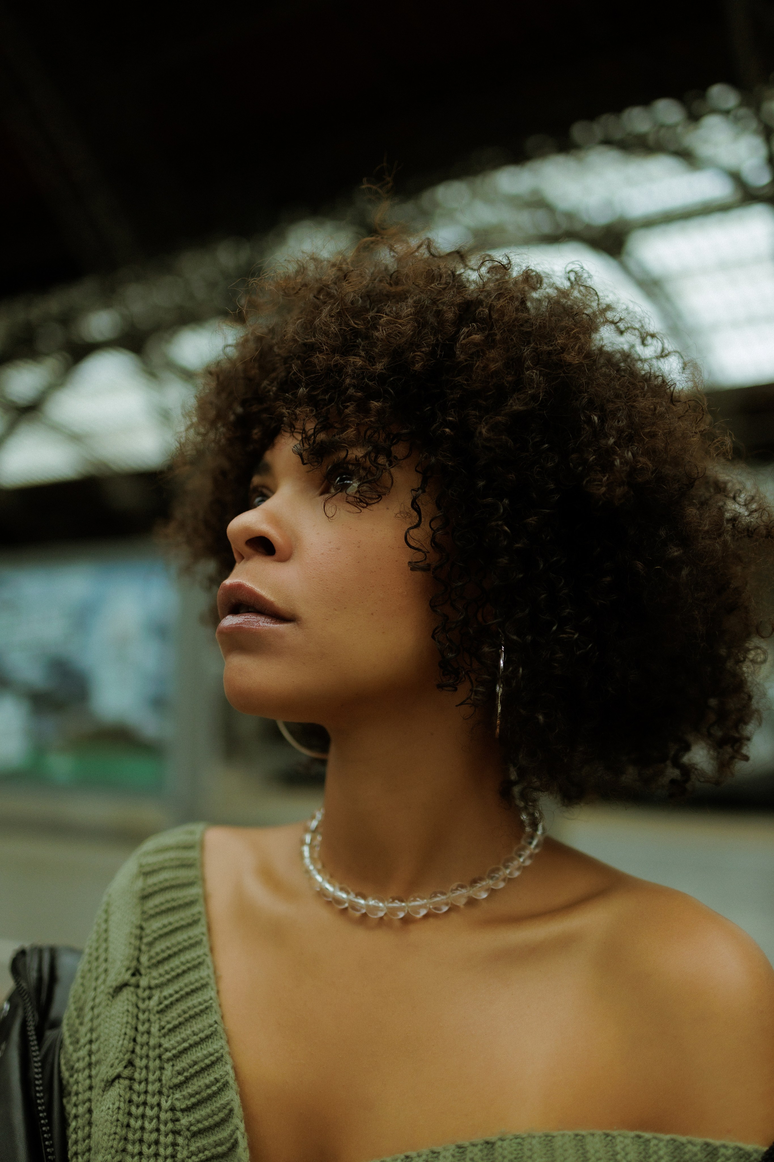 Urban Soul. Portrait Photoshoot at the Train Station. Natural Light & Cinematic Mood. Kristina Kozheltsova- Soulful Portrait&Lifestyle&Love Story Photographer in Leipzig, Germany