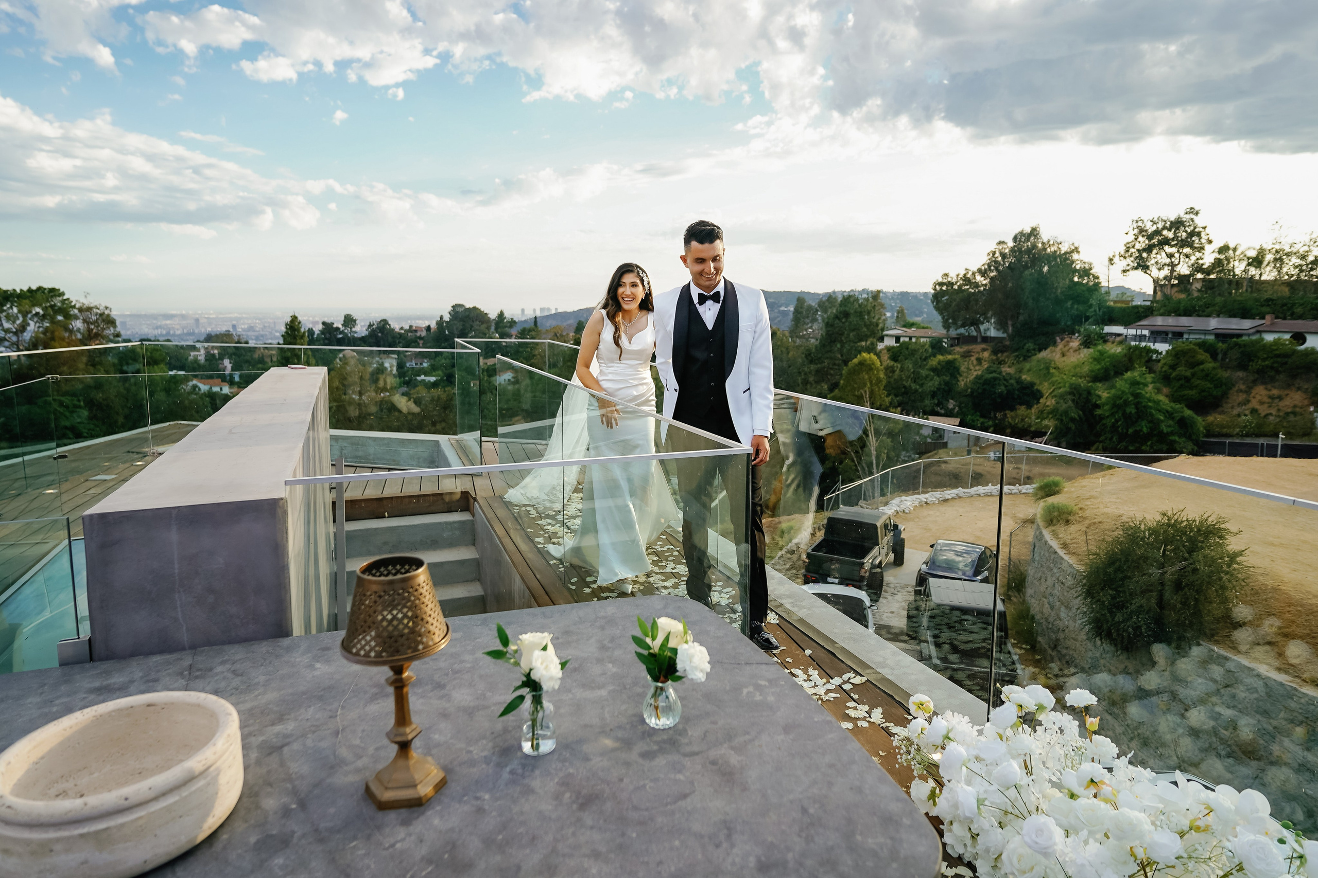 Wedding at the Hollywood Sign Venue, Los Angeles, California. Wedding Photography & Videography Team in California, Los Angeles, San Francisco, San Diego and Travel