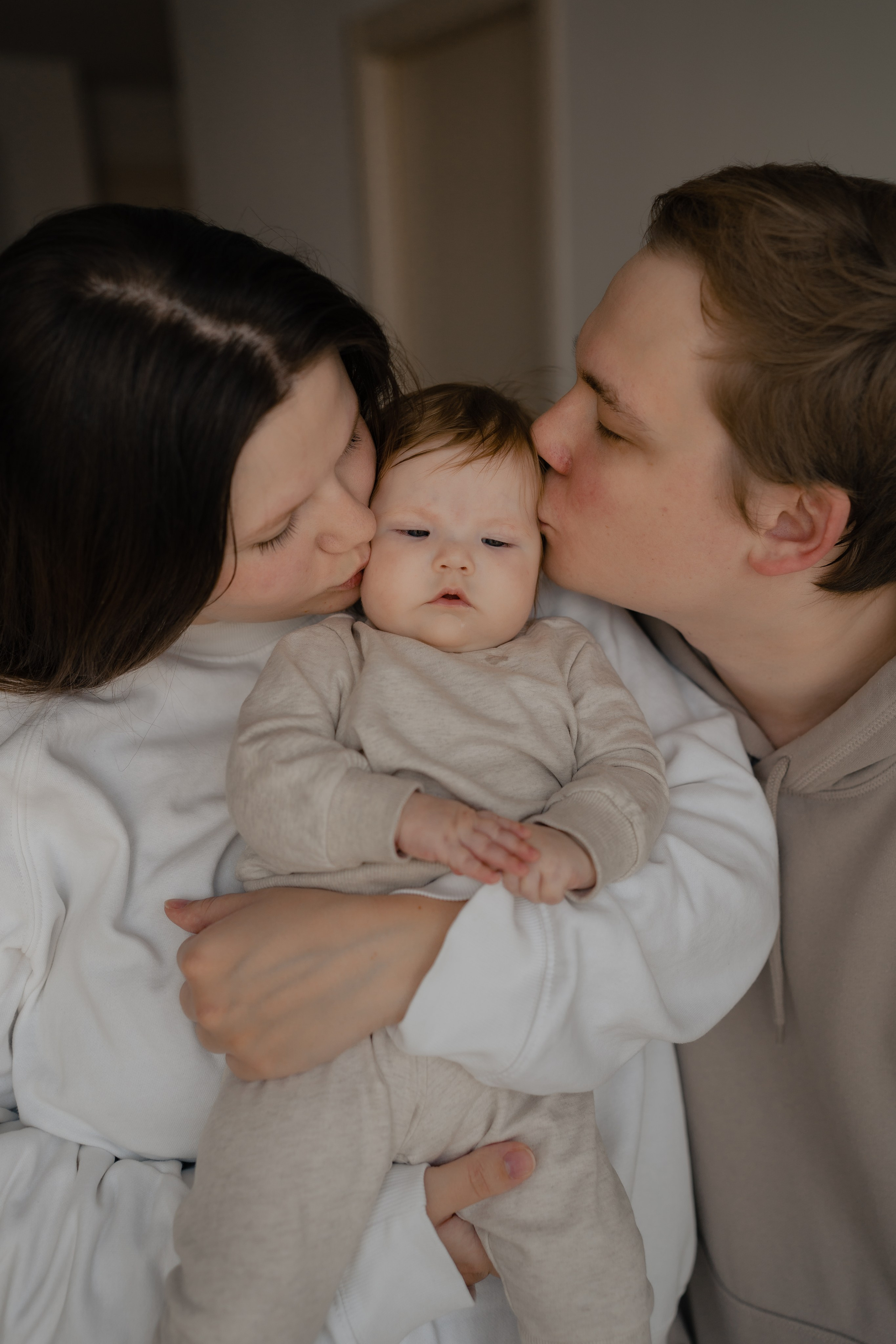 Семейная с младенцем. Фотограф Москва Ларина Юлия
