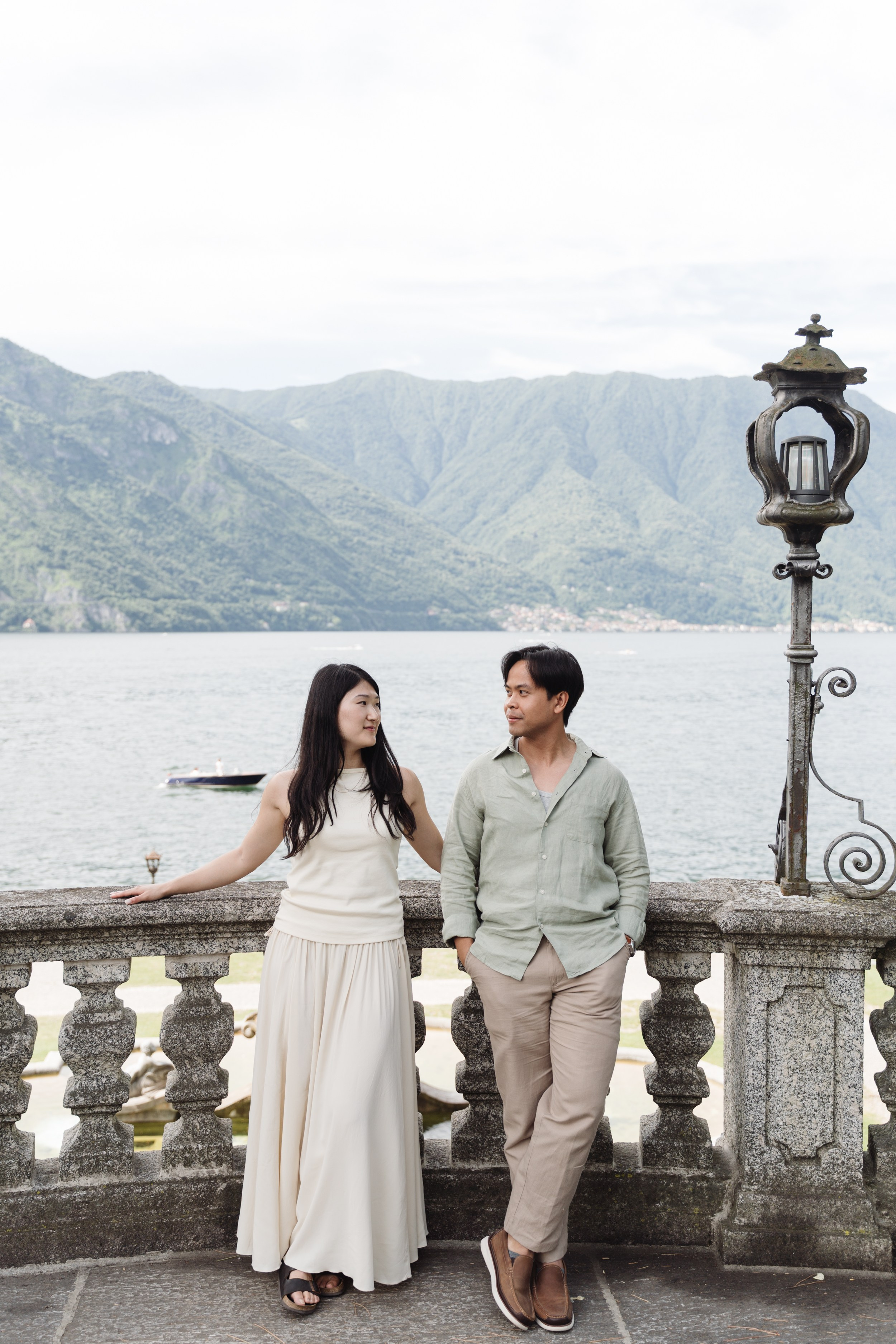 Tremezzo Sunrise Proposal. Lake Como Proposal Photographer | Surprise Proposals & Engagements
