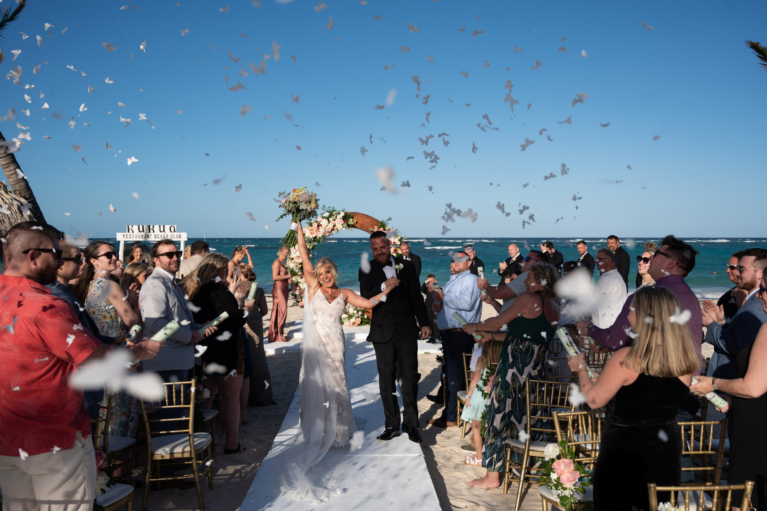 Dream Wedding of Caitlin & Ryan at Kukua Beach, Punta Cana