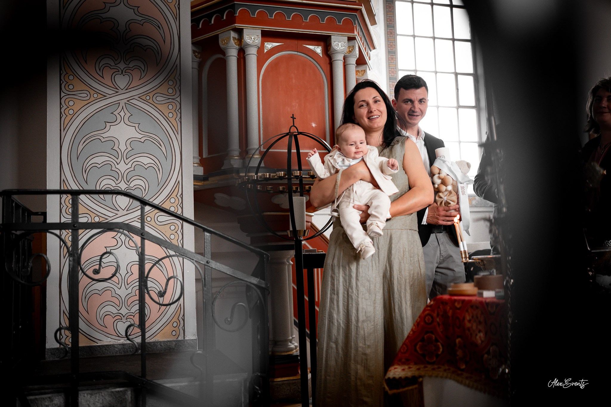 Botez Theodor - Biserica Fredericia. AlexEvents | Fotograf si Videograf de Nunta si Botez in Danemarca si Germania