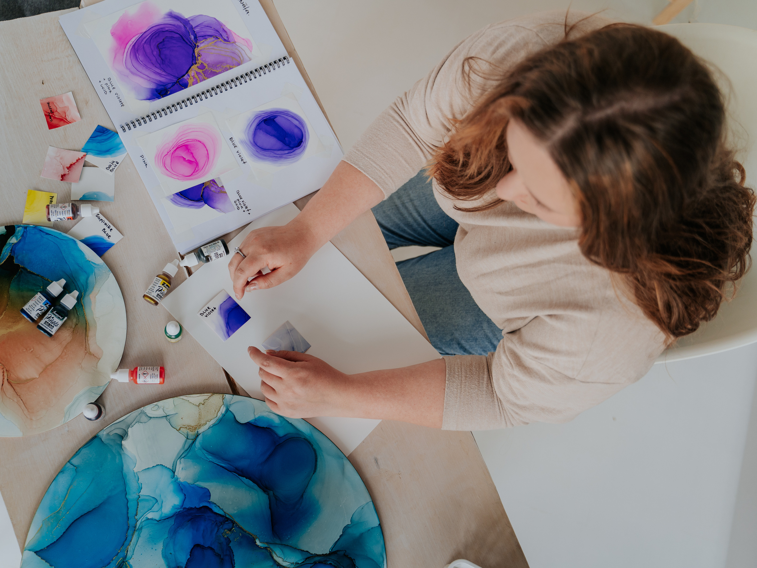 Online language school founder brand photoshoot. Barcelona Brand Photographer and Videographer Oxana Dia