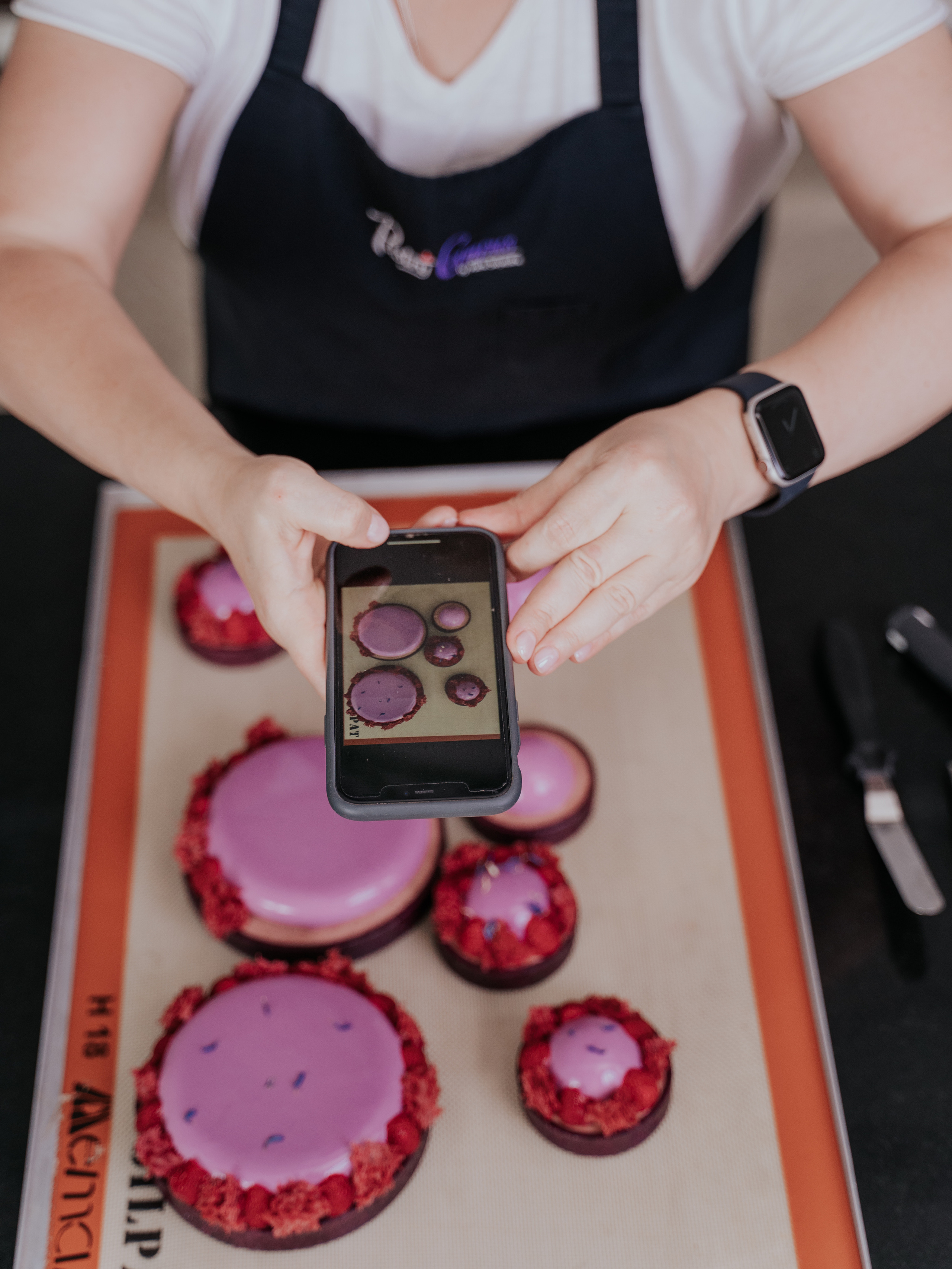 Maria Selyanina Pastry Campus online school. Barcelona Brand Photographer and Videographer Oxana Dia