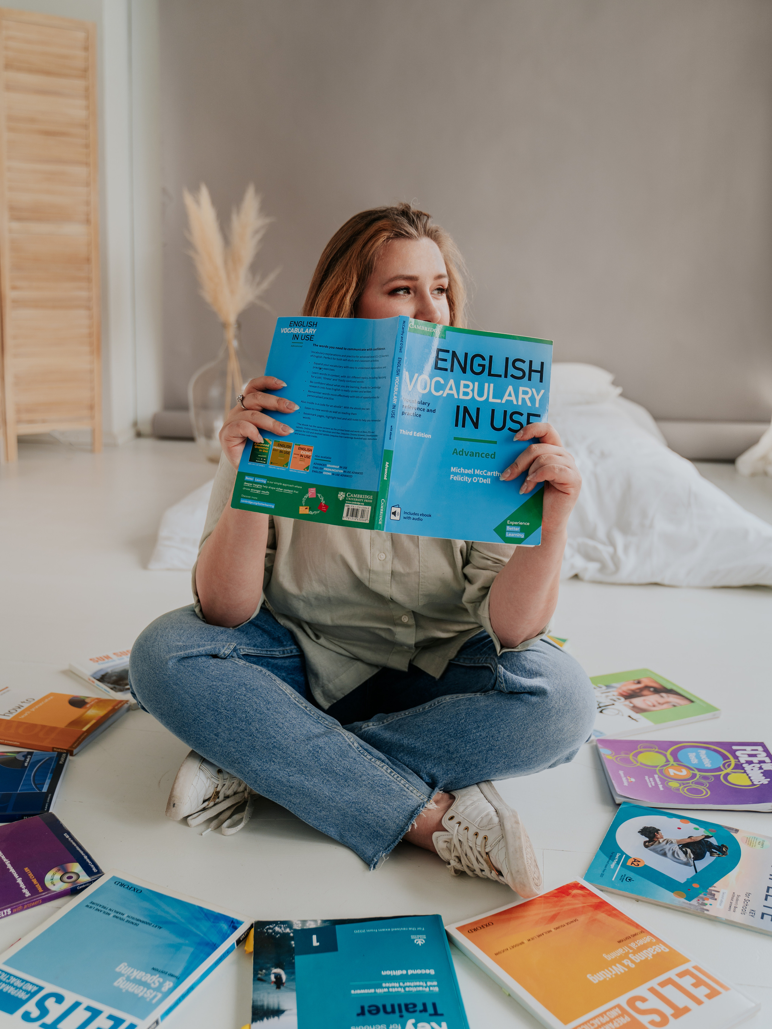 Online language school founder brand photoshoot. Barcelona Brand Photographer and Videographer Oxana Dia