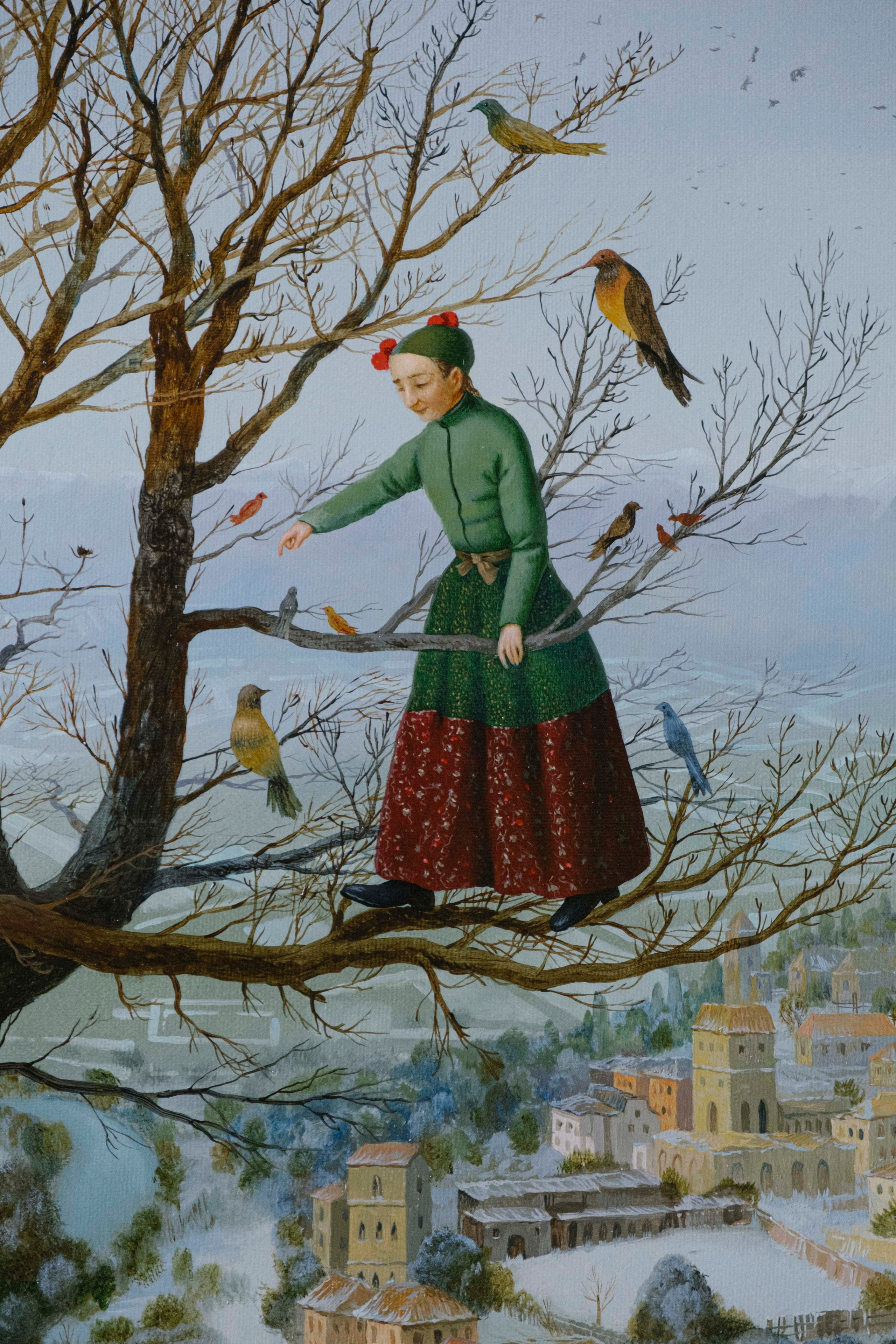 The Girl who Feeds the Birds. ELEN BEZHEN