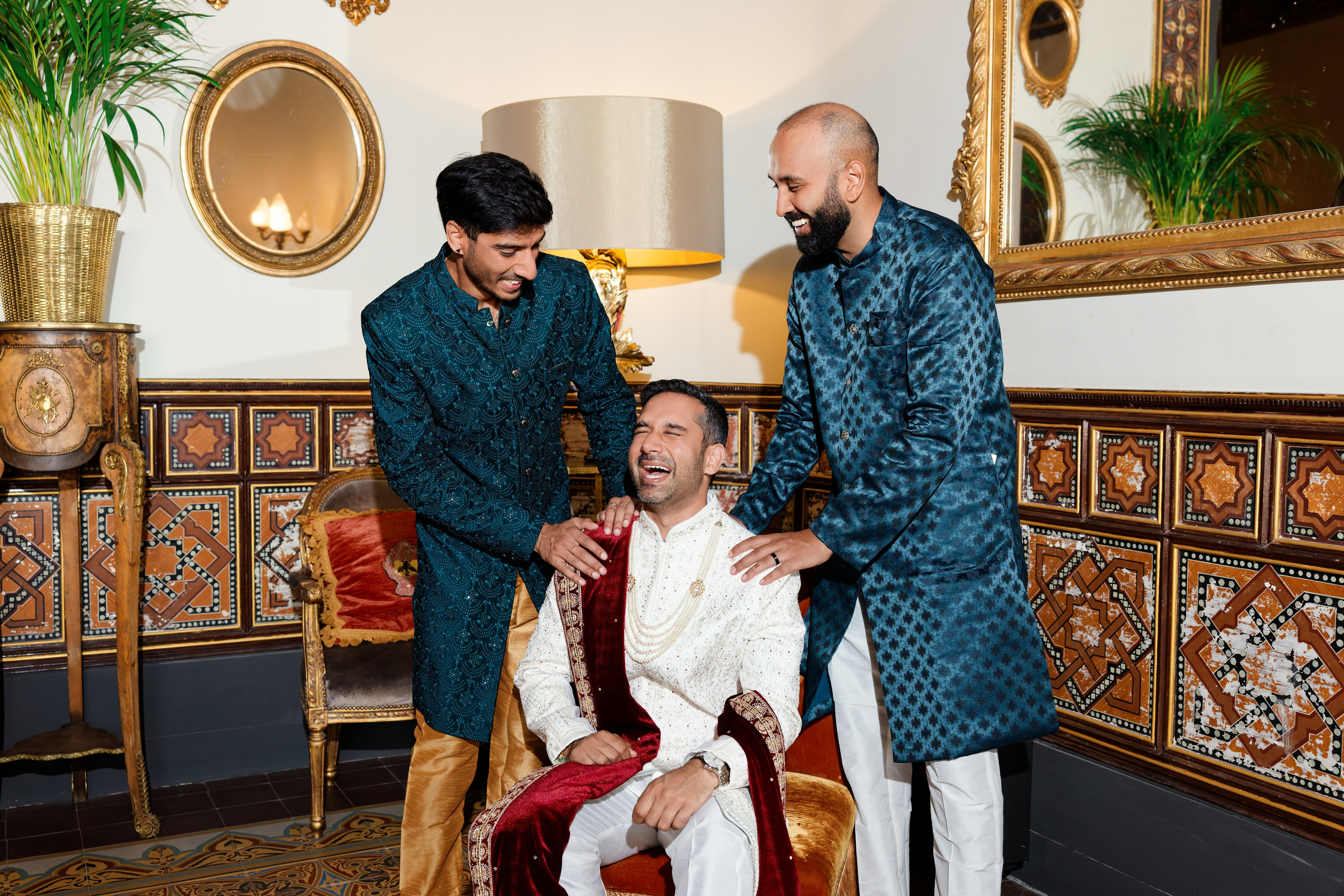 Indian wedding at Gran Villa Rosa, Barcelona