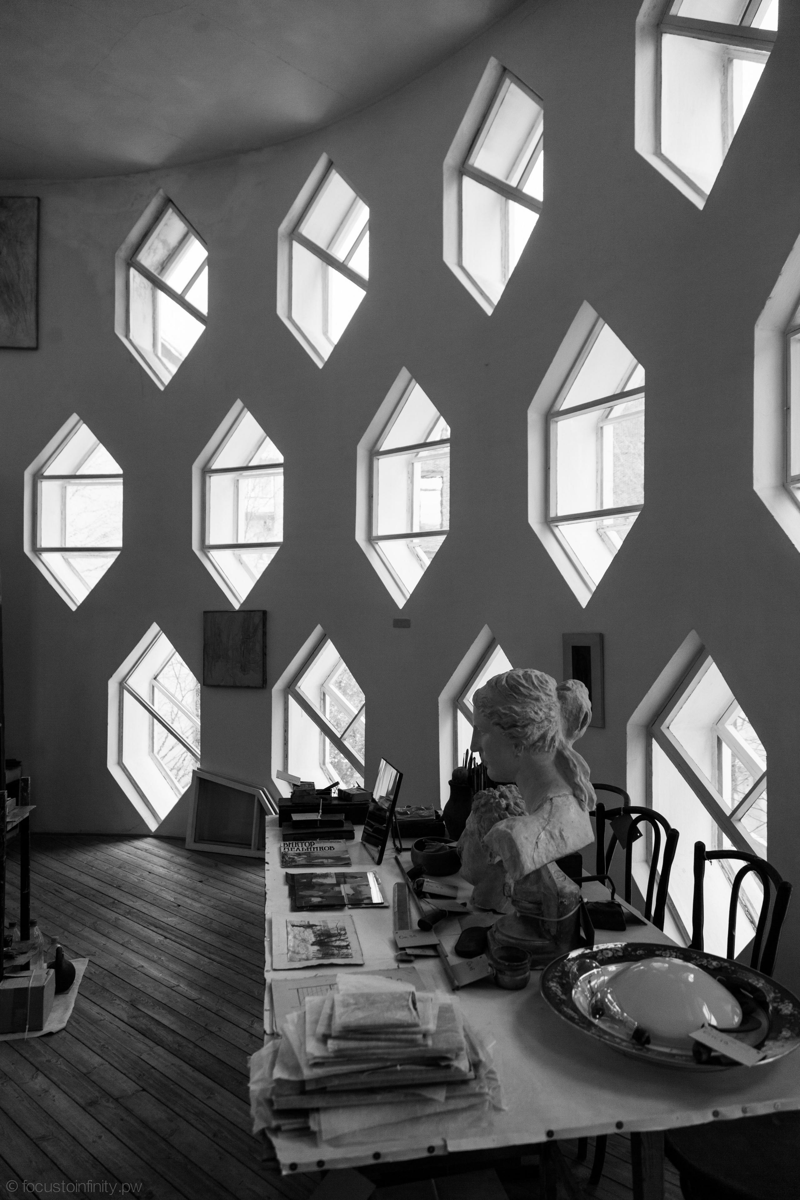 Melnikow-Haus in Moskau. Maria Chistyakovа — Fotografin in Karlsruhe, Baden-Baden und Umgebung