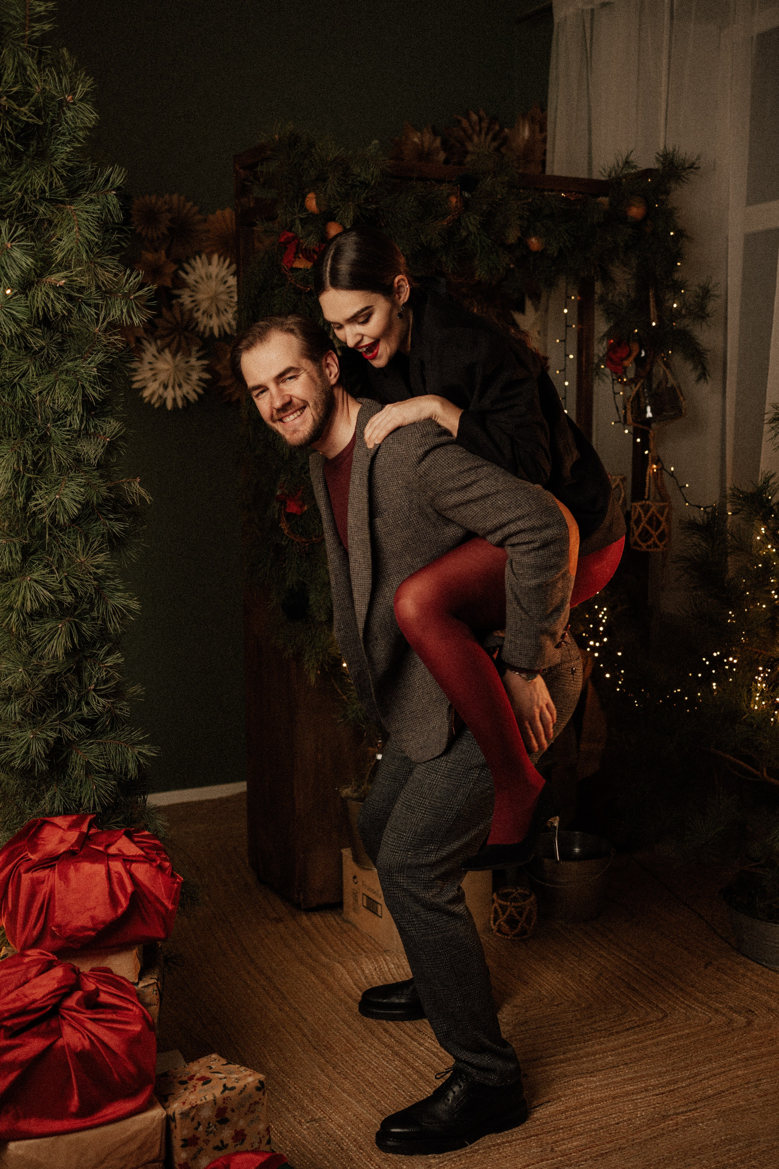 Christmas photoshoot. Destination wedding and fashion photographer in Riga Igor Davidovich