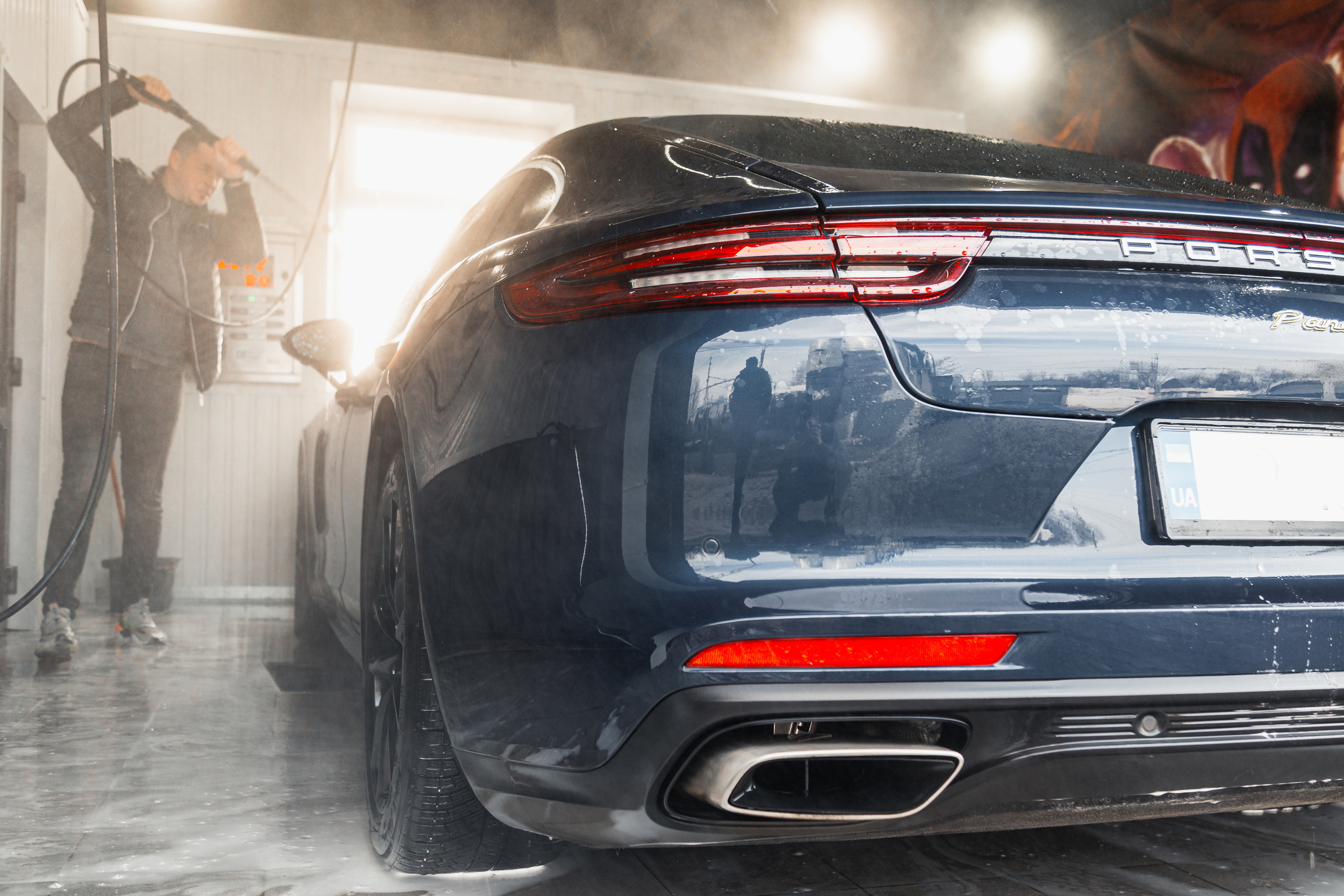 Car Wash. Photographe de voitures à Paris — Vitalii Motruk