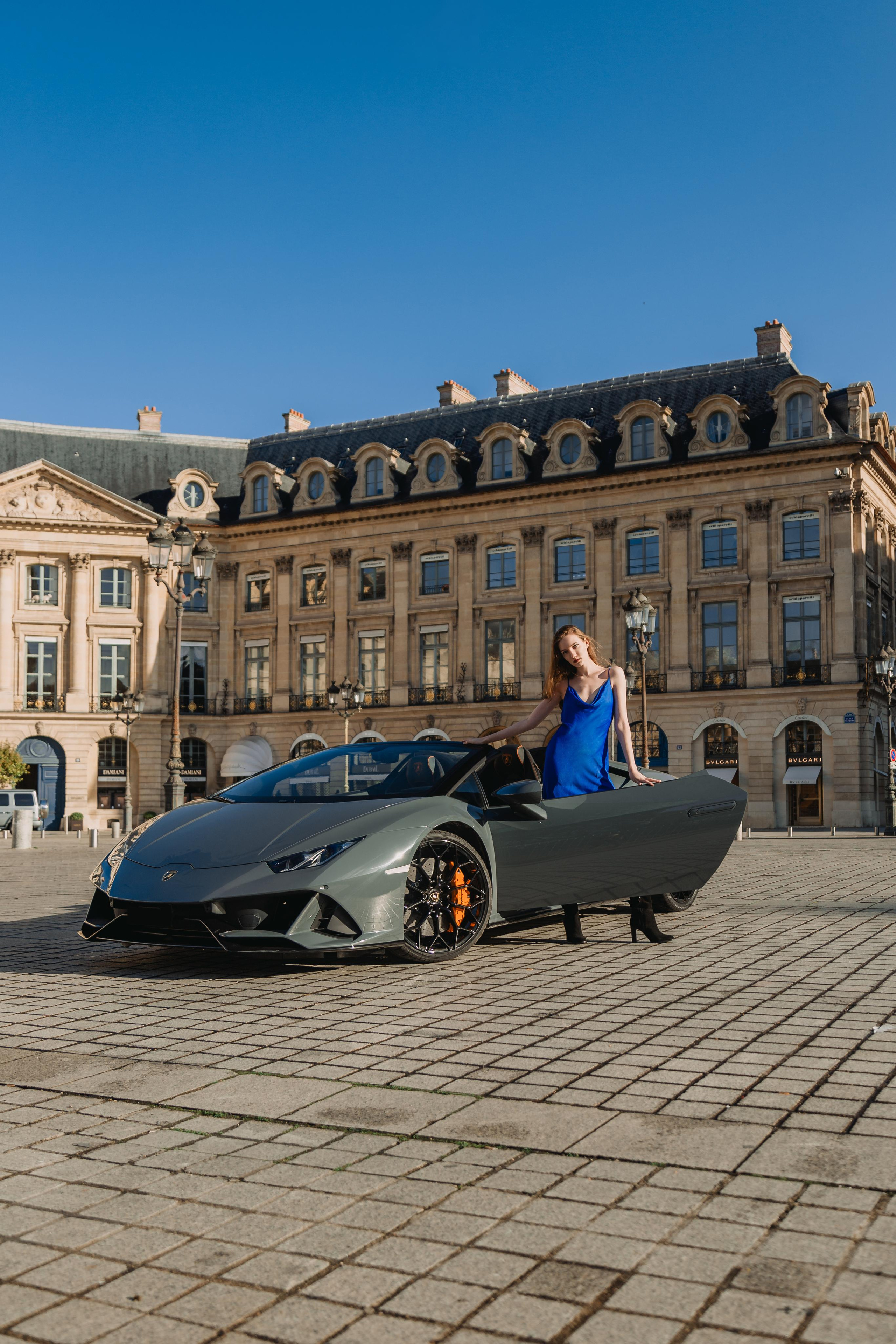 Kate x Lamborghini Huracan. Photographer in Paris — Vitalii Motruk