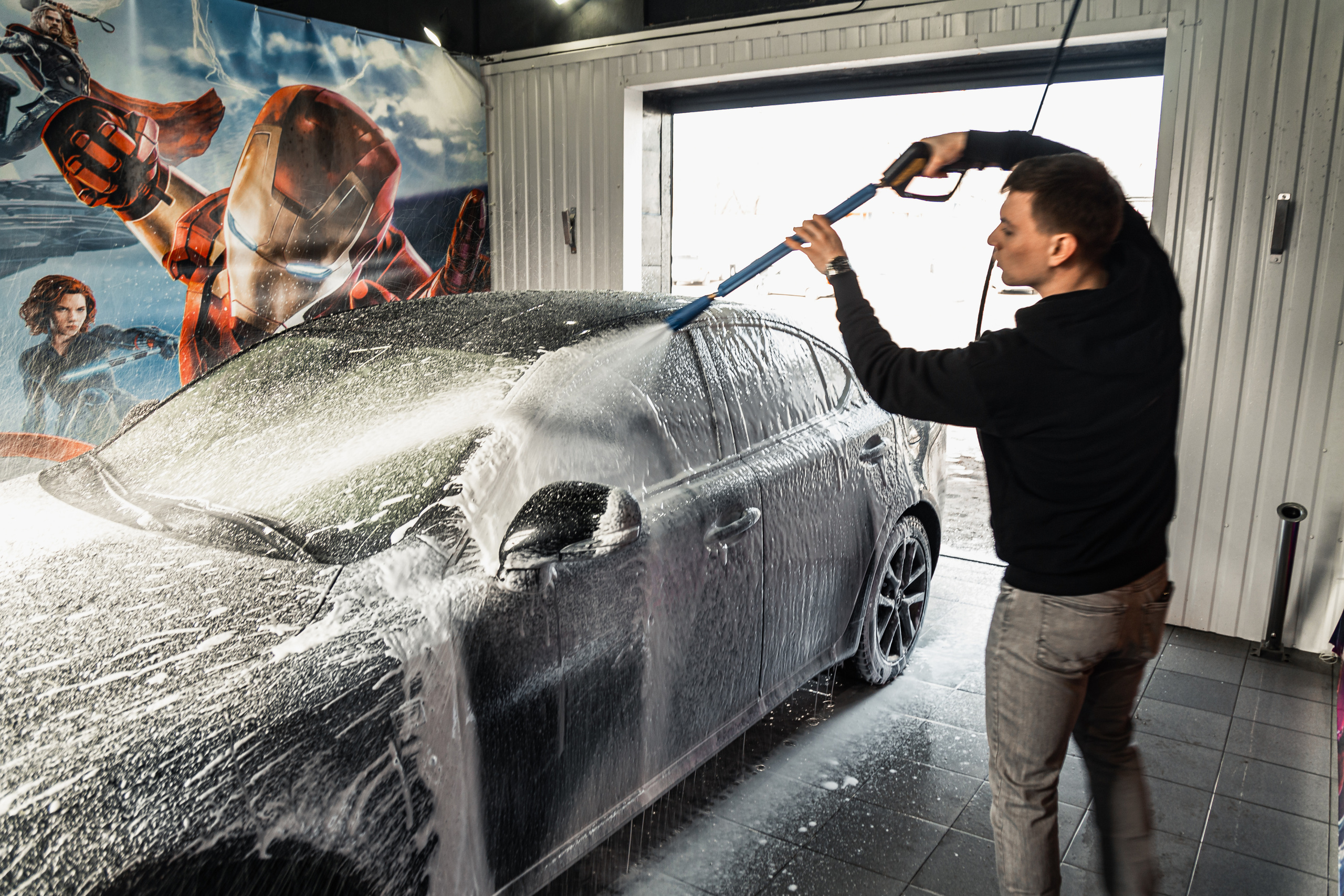 Car Wash. Photographe de voitures à Paris — Vitalii Motruk