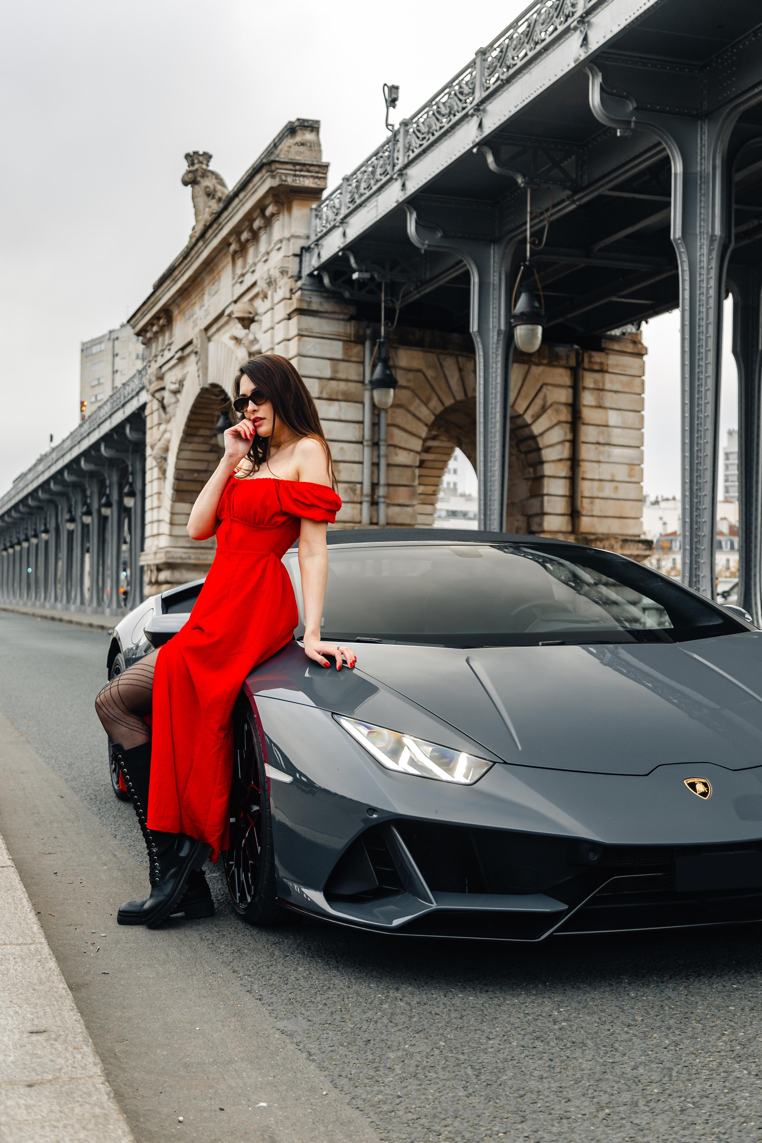 Nataliia x Lamborghini Huracan. Photographer in Paris — Vitalii Motruk