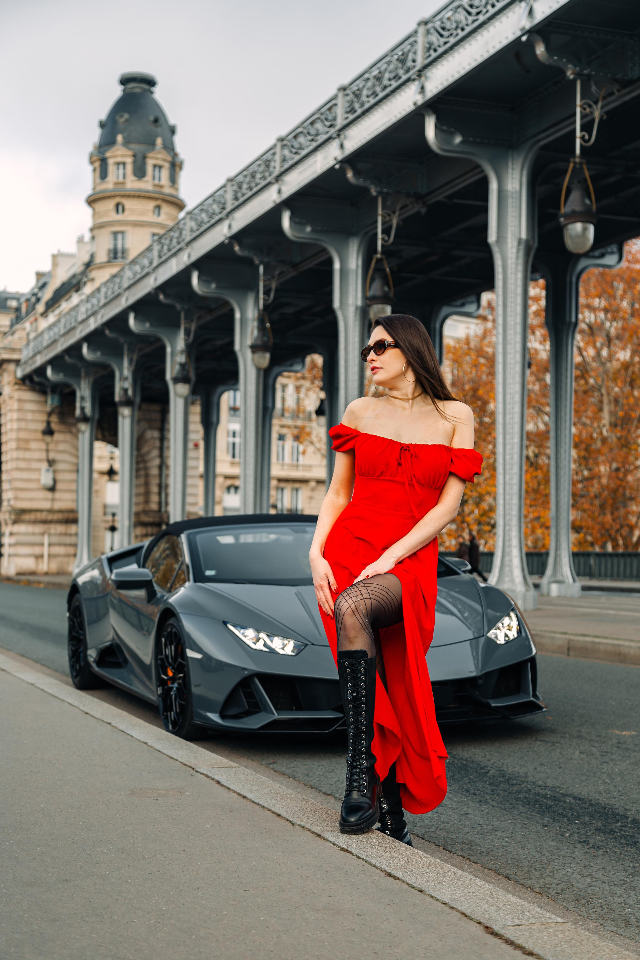 Nataliia x Lamborghini Huracan. Photographer in Paris — Vitalii Motruk