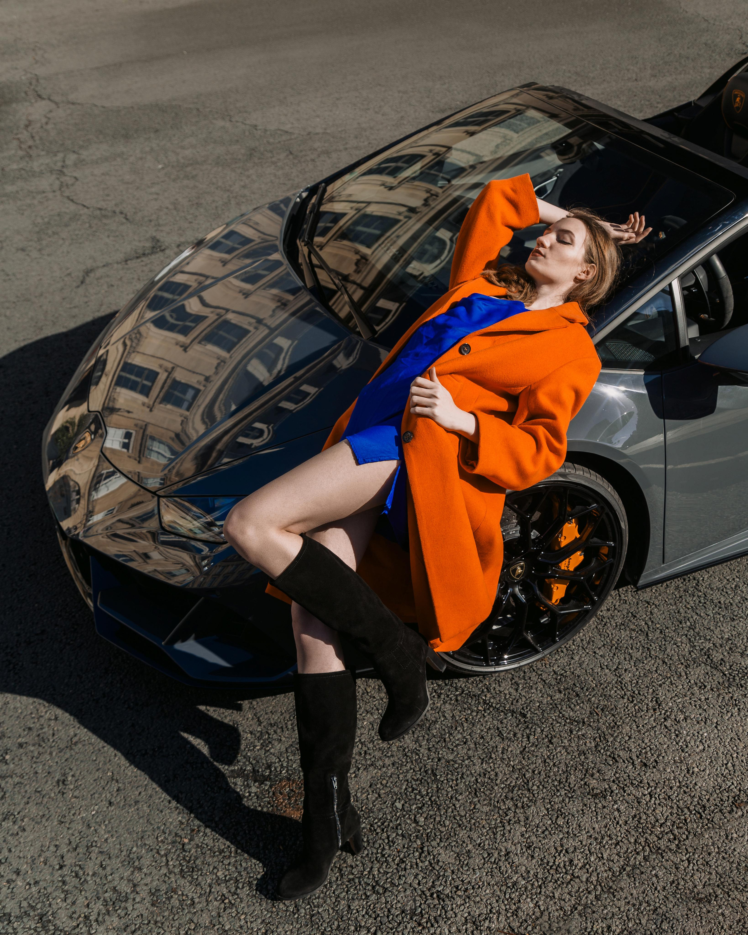 Kate x Lamborghini Huracan. Photographer in Paris — Vitalii Motruk