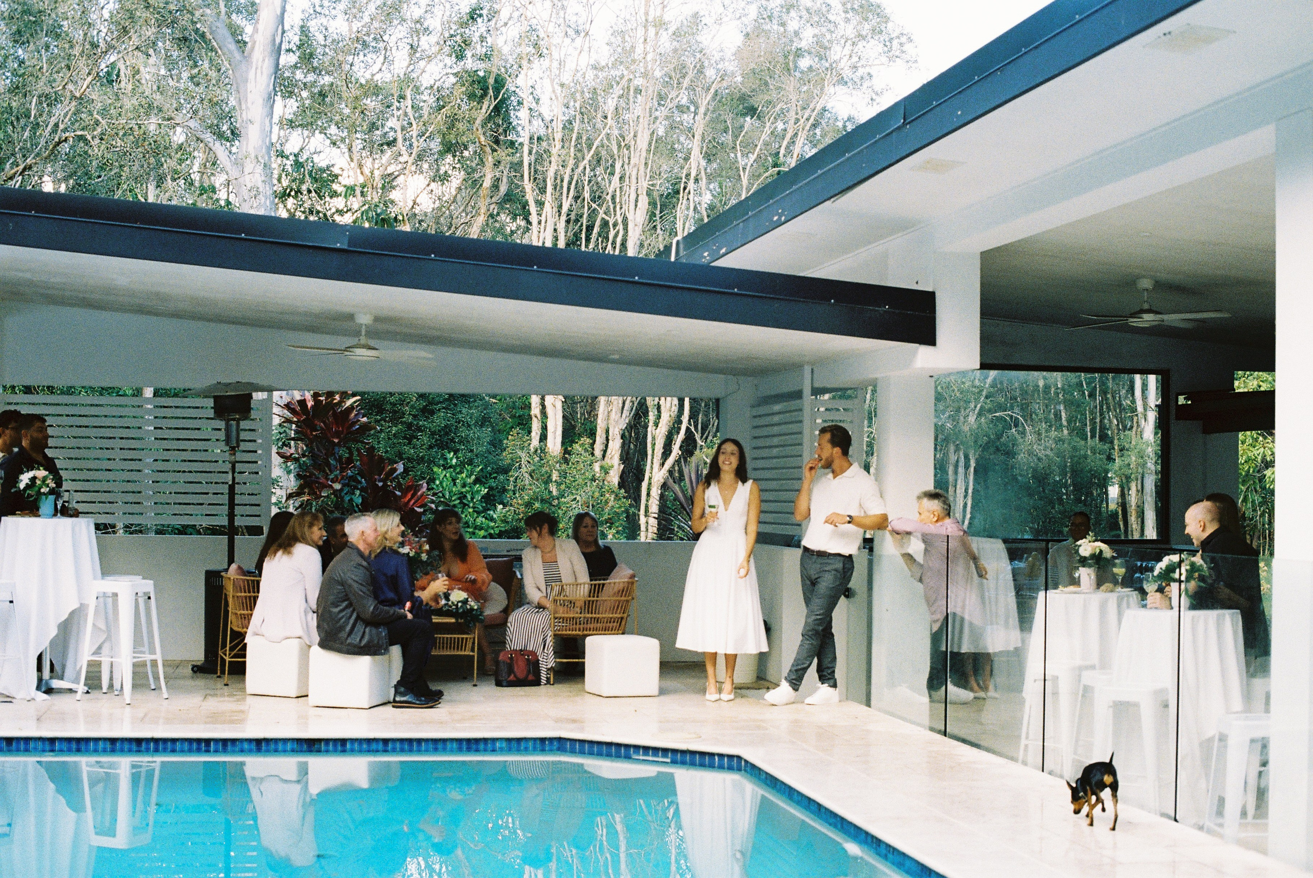 Engagement Party. Film portrait photographer